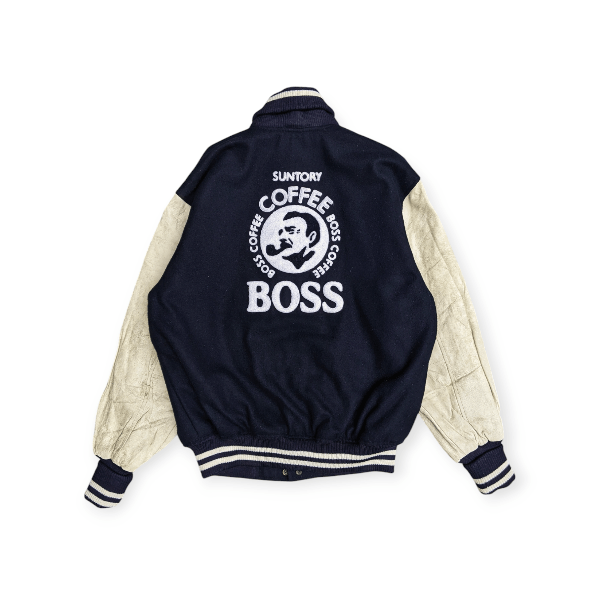 Japanese Brand Suntory Boss Coffee Vintage Varsity Jacket Size US M / EU 48-50 / 2 - 1 Thumbnail