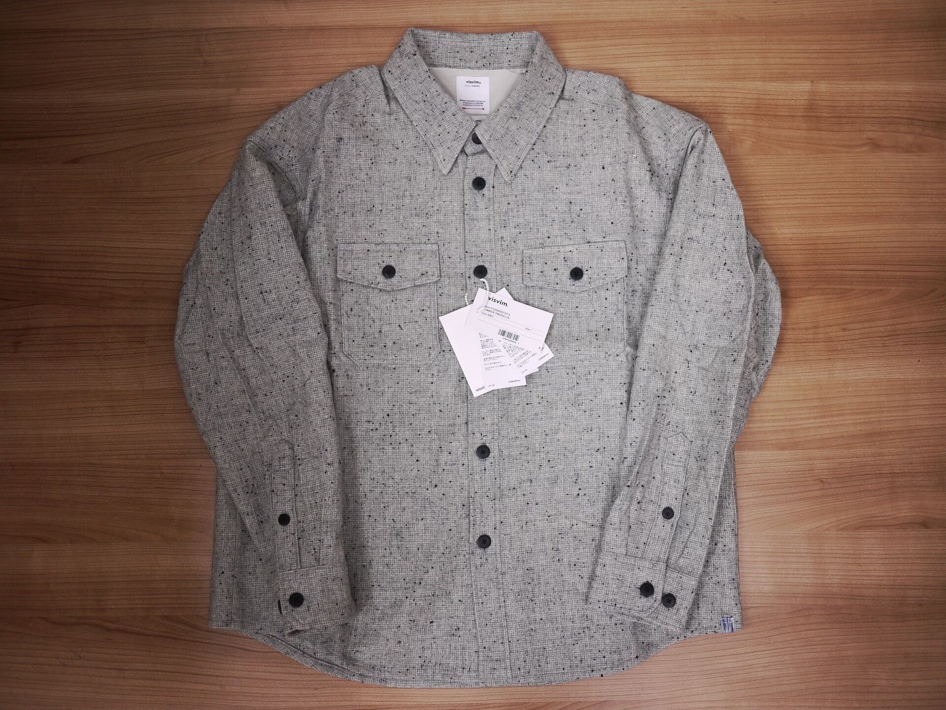 Visvim VISVIM Lumber Shirt in Grey Size US S / EU 44-46 / 1 - 1 Thumbnail