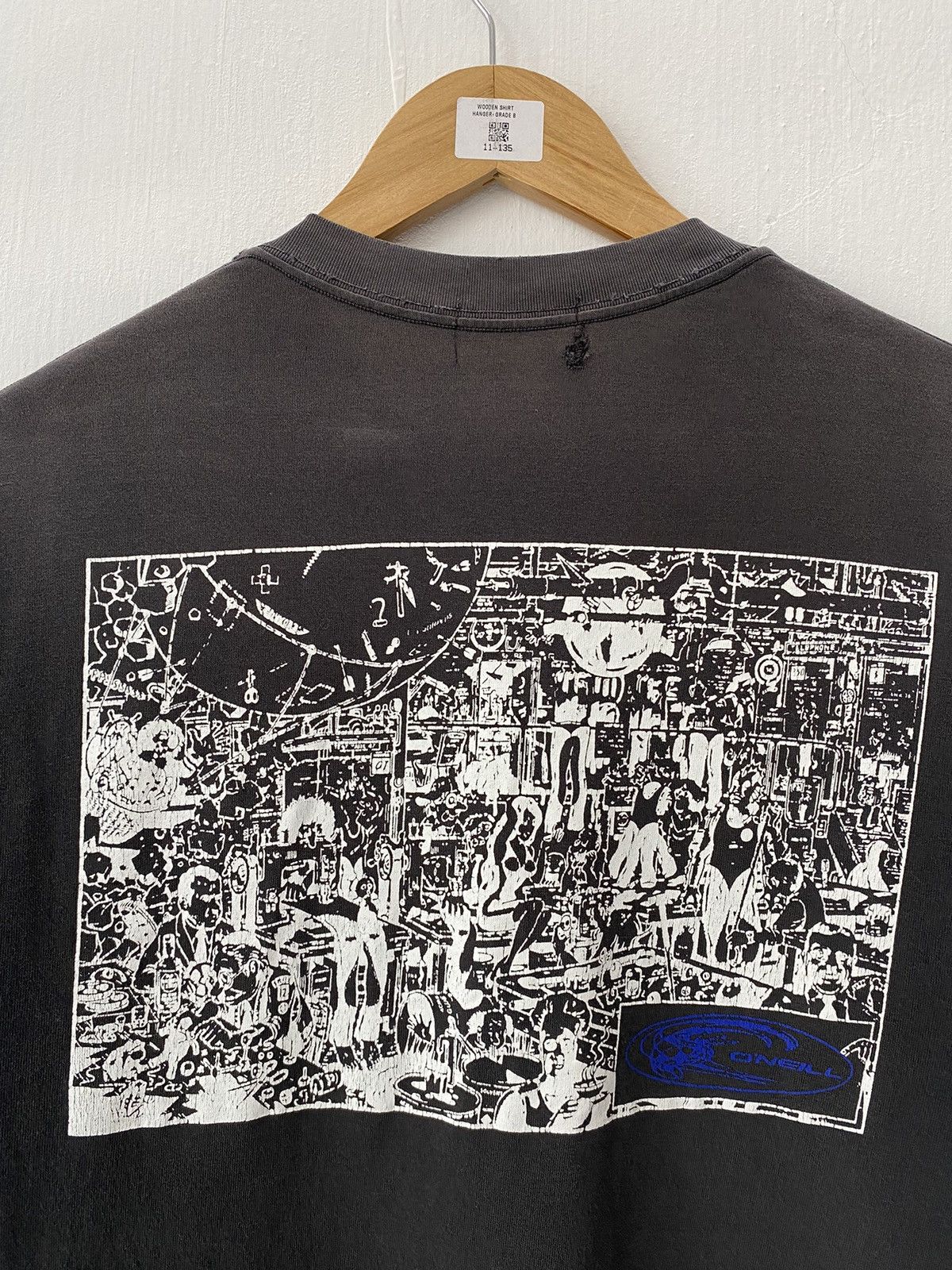 O'Neill × Vintage Vintage 90s Oneill T-shirt Size US M / EU 48-50 / 2 - 2 Thumbnail