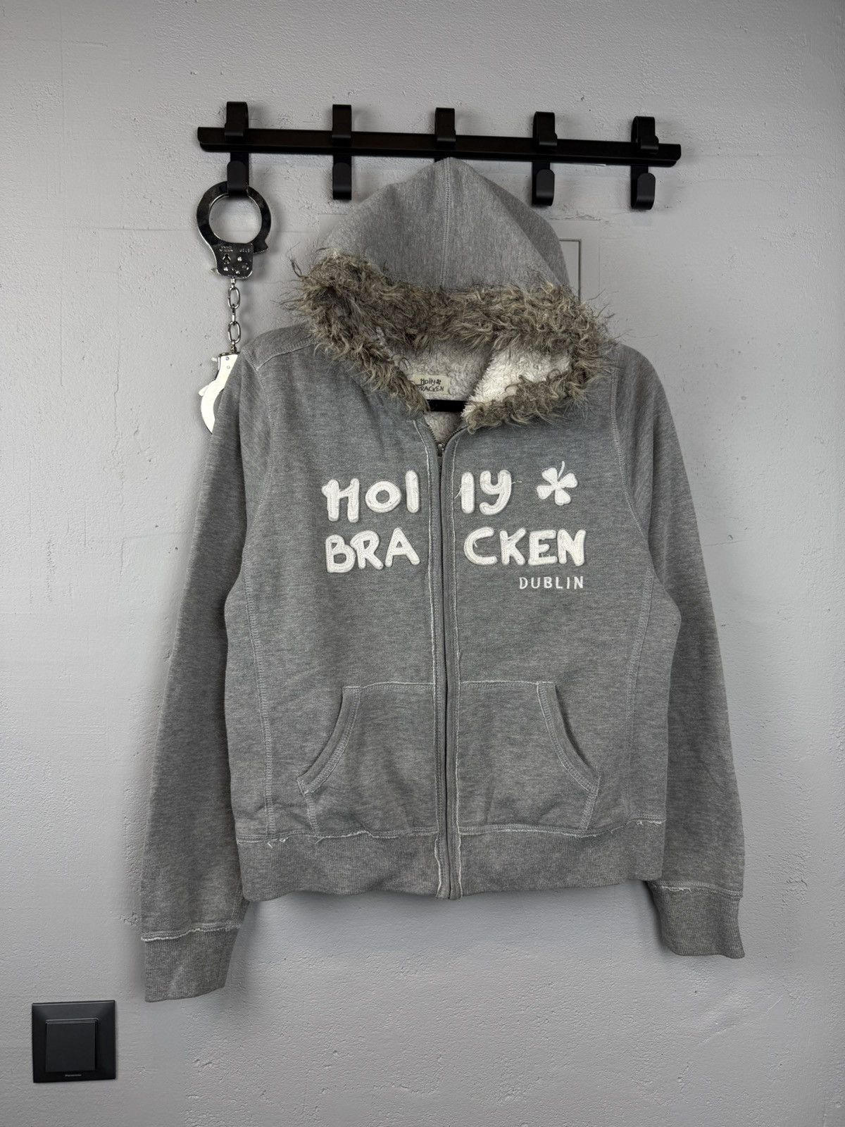 Vintage Vintage Fur Faux Zip Hoodie Avant Garde Size M / US 6-8 / IT 42-44 - 2 Thumbnail