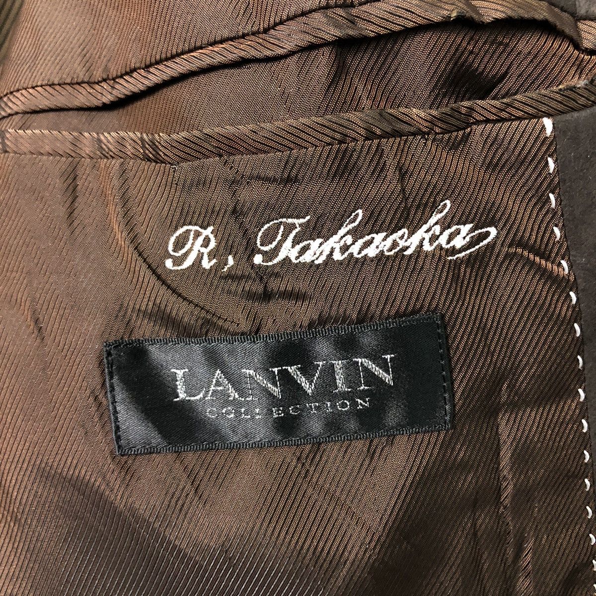 Lanvin 📌Rich Brown Vintage Chore Jacket Lanvin Collection Size US M / EU 48-50 / 2 - 18 Thumbnail