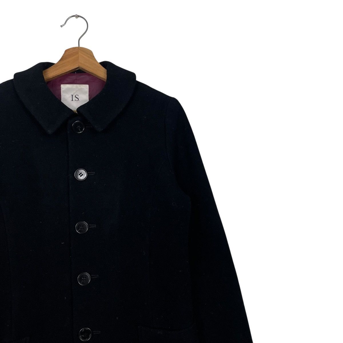 Issey Miyake Issey Miyake x Sunao Kuwahara Black Wool Long Coat Size M / US 6-8 / IT 42-44 - 6 Thumbnail