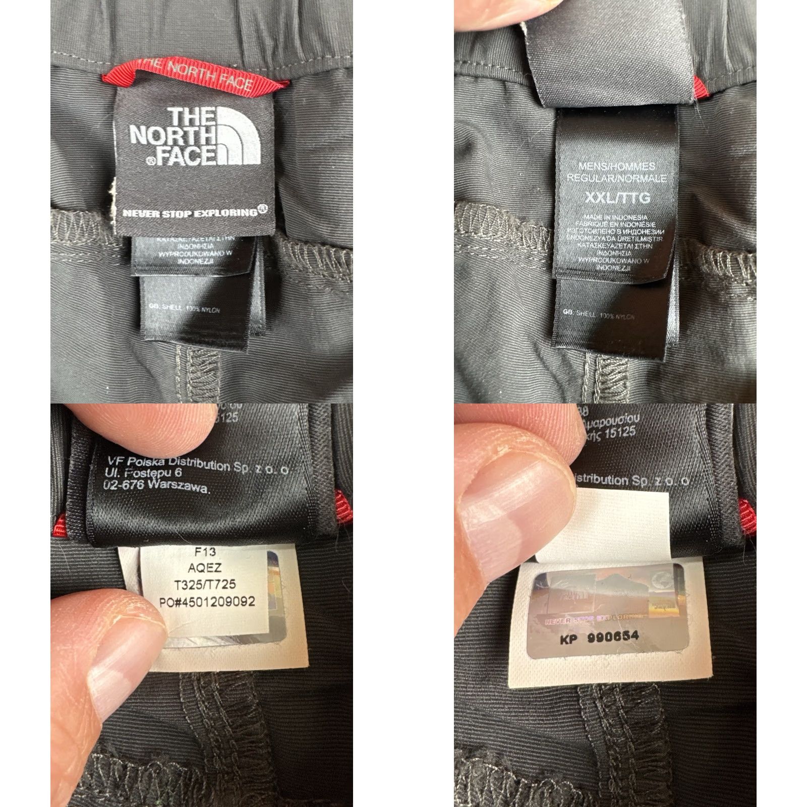 The North Face The North Face Mens Cargo Pants XXL Dark Gray Belted Hiking Convertible Outdoor Walking Adventure Size US 39 - 11 Thumbnail