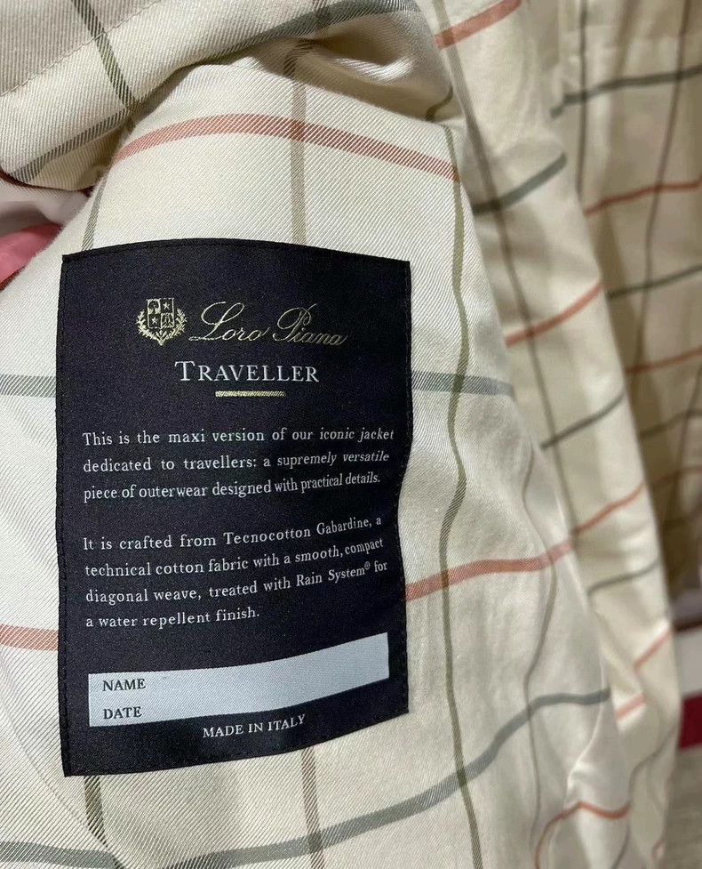 Loro Piana LORO PIANA Traveler's coat technology fabric, inner cotton Size US L / EU 52-54 / 3 - 7 Thumbnail