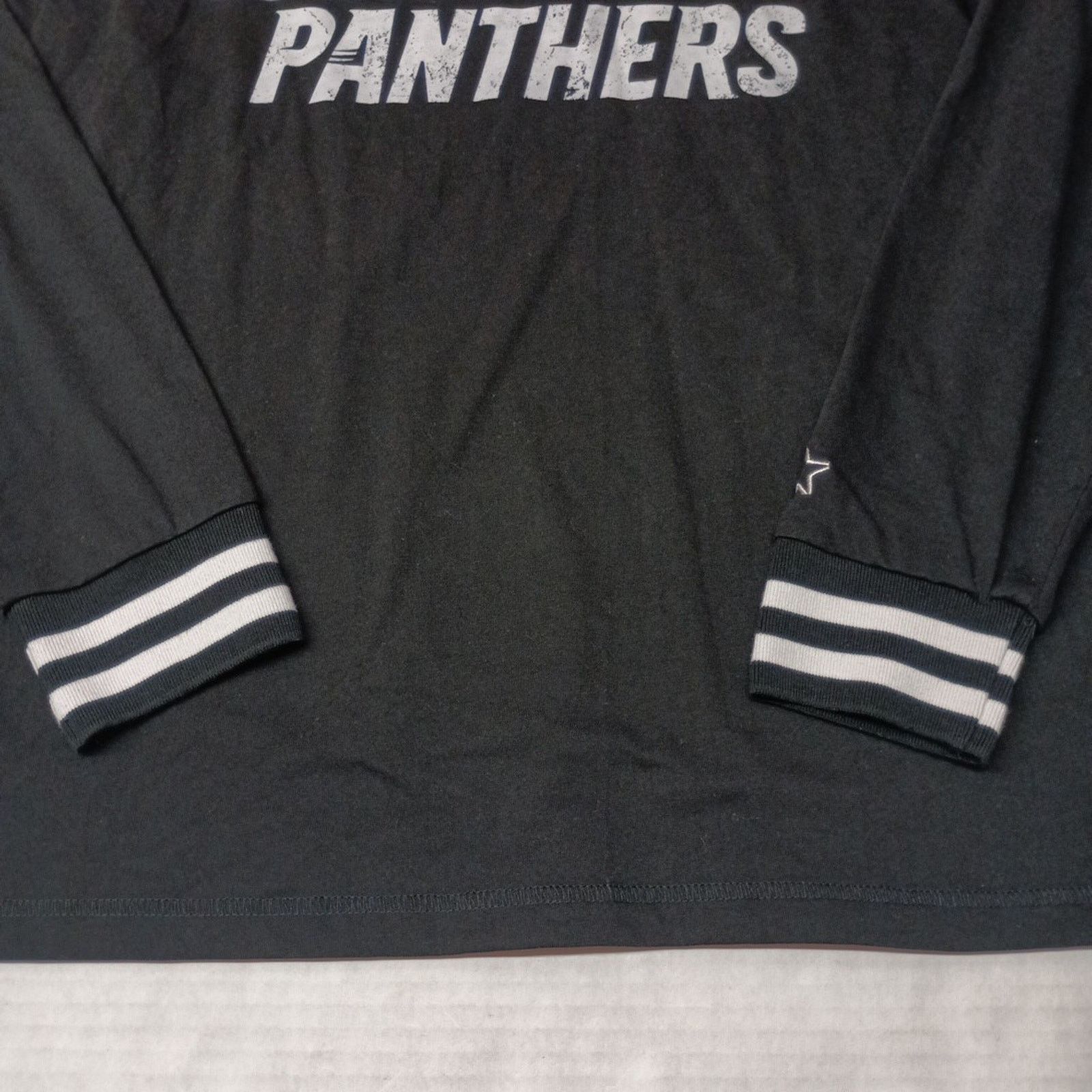 Starter Starter Carolina Panthers Hoodie Spell Out Mens Size L Black Size US L / EU 52-54 / 3 - 2 Thumbnail