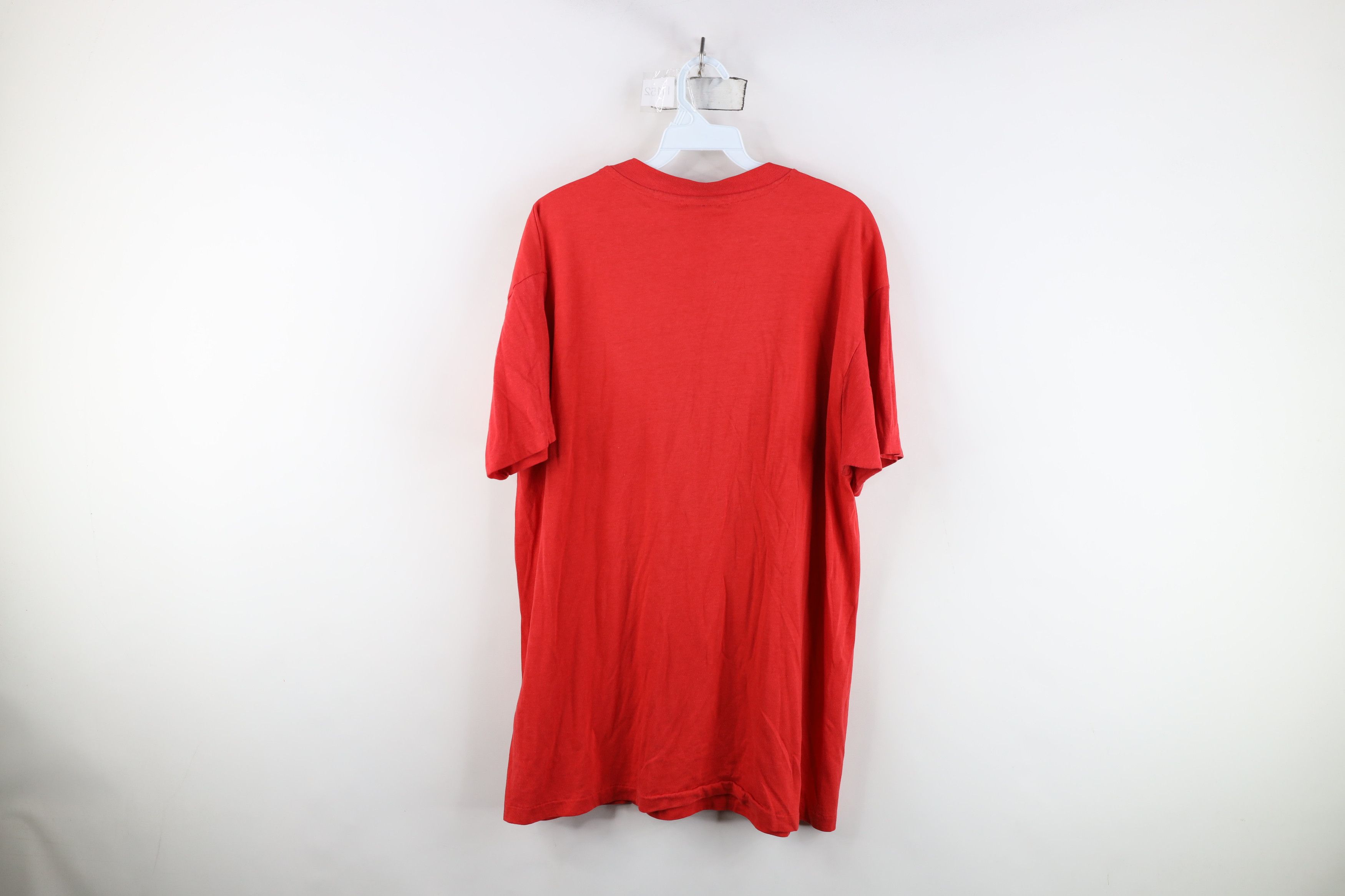 Vintage Vintage 80s 90s Streetwear Dog Saloon Alaska T-Shirt Red USA Size US XL / EU 56 / 4 - 11 Thumbnail