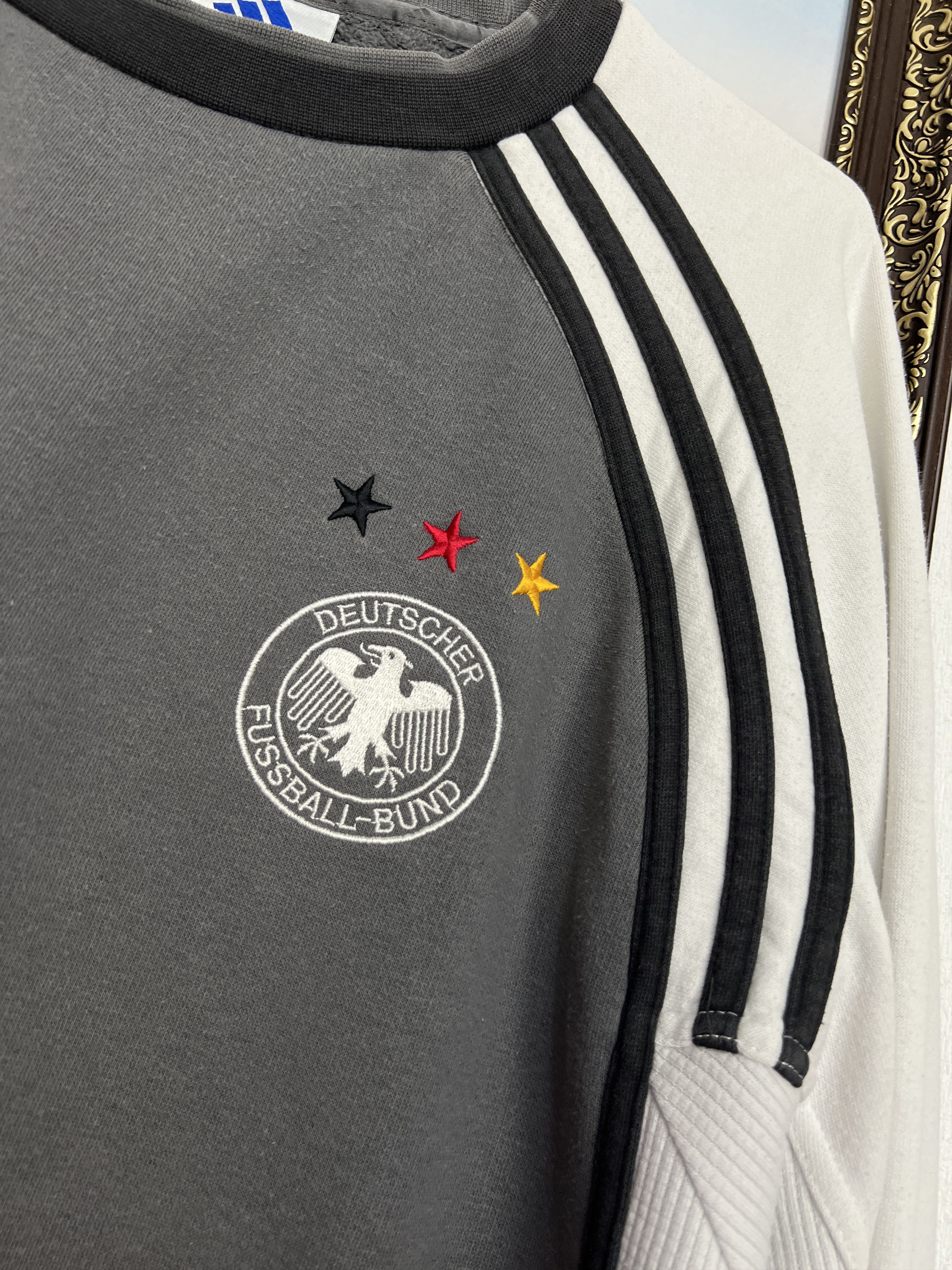 Adidas Vintage Germany Football Sweatshirt Soccer Jacket Crewneck Size US XL / EU 56 / 4 - 4 Thumbnail