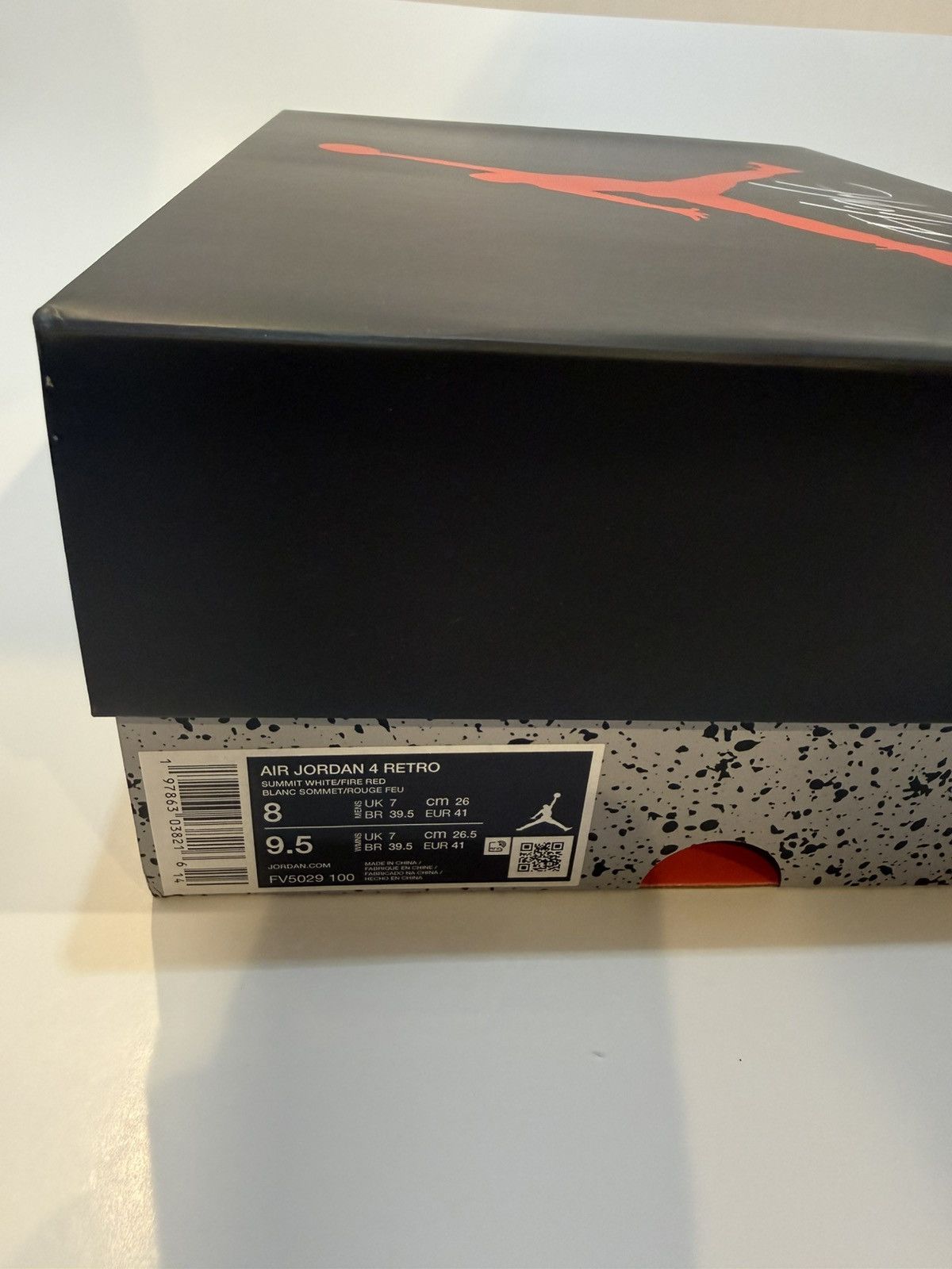 Jordan Brand Air Jordan 4 Retro OG 2025 White Cement FV5029-100 Men’s Size US 8 / EU 41 - 10 Thumbnail
