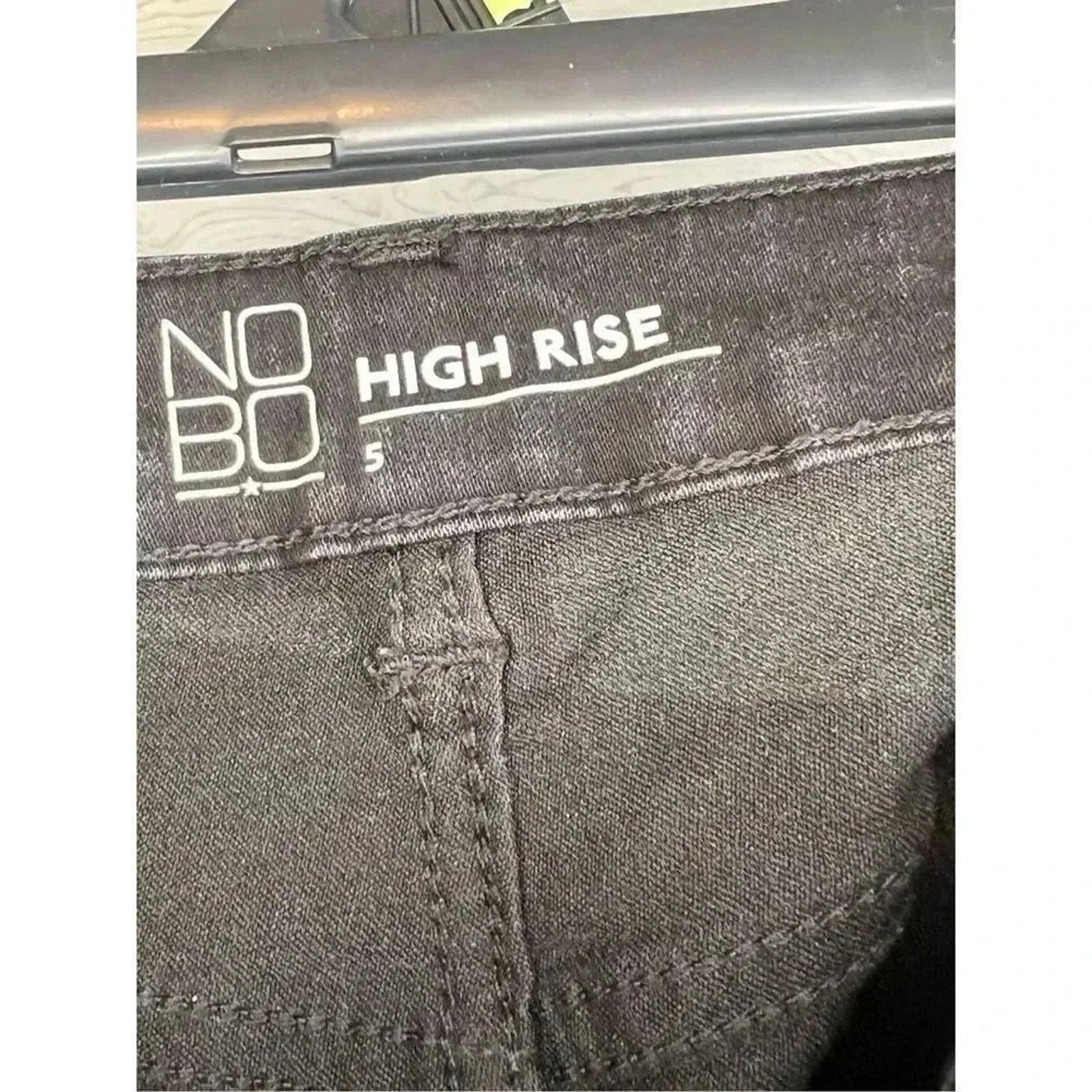 Other No Boundaries black denim high rise skirt Size 5 Size 24" / US 00 / IT 34 - 3 Thumbnail