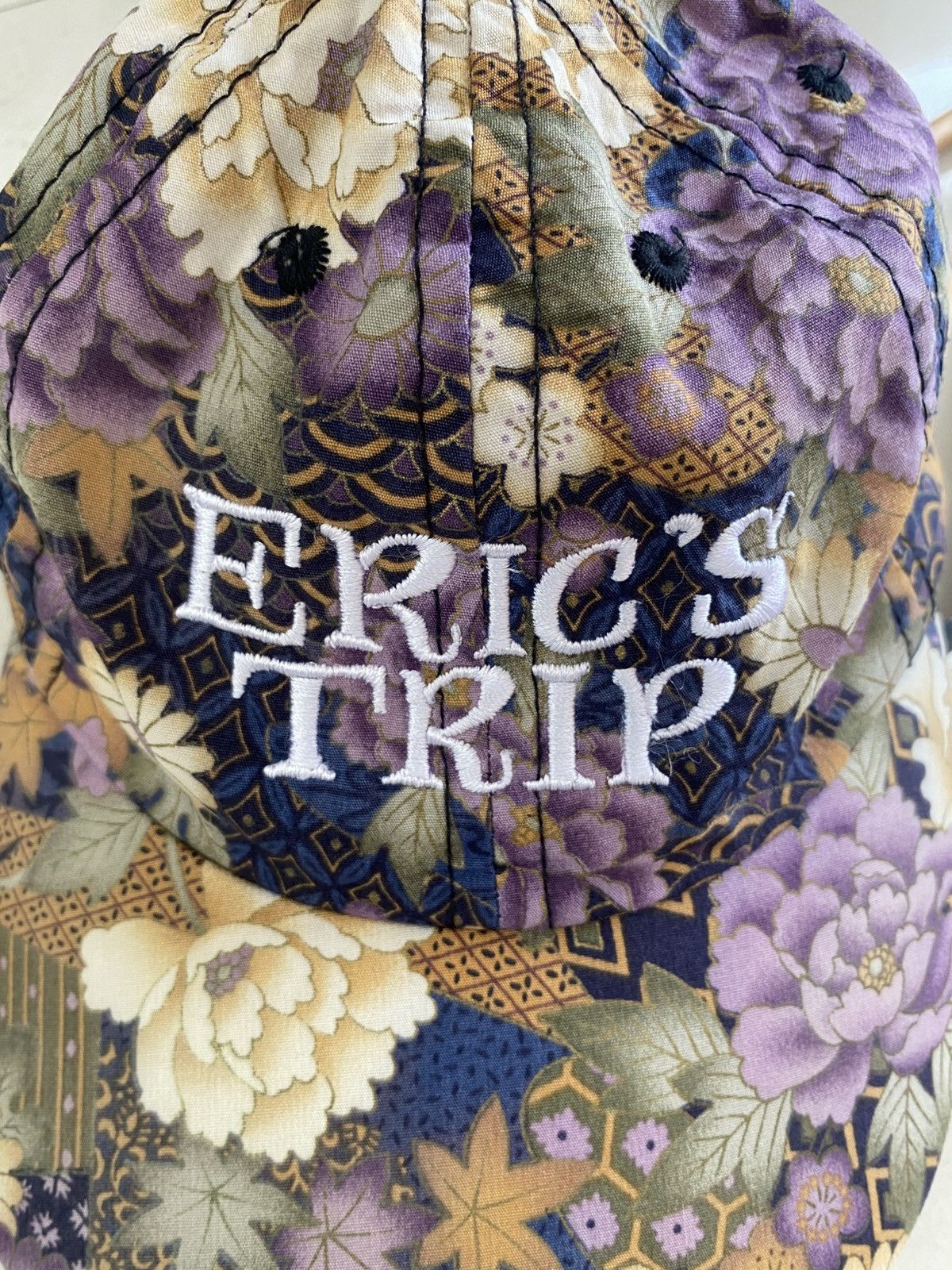 Band Tees Eric's Trip - Drowning Dad Cap Hat Floral Sub Pop Size ONE SIZE - 7 Thumbnail