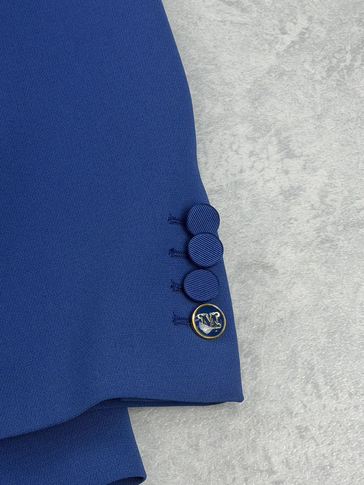 Max Mara Max Mara Blue Blazer Size 44 Italy Women’s Jacket Size M / US 6-8 / IT 42-44 - 4 Thumbnail