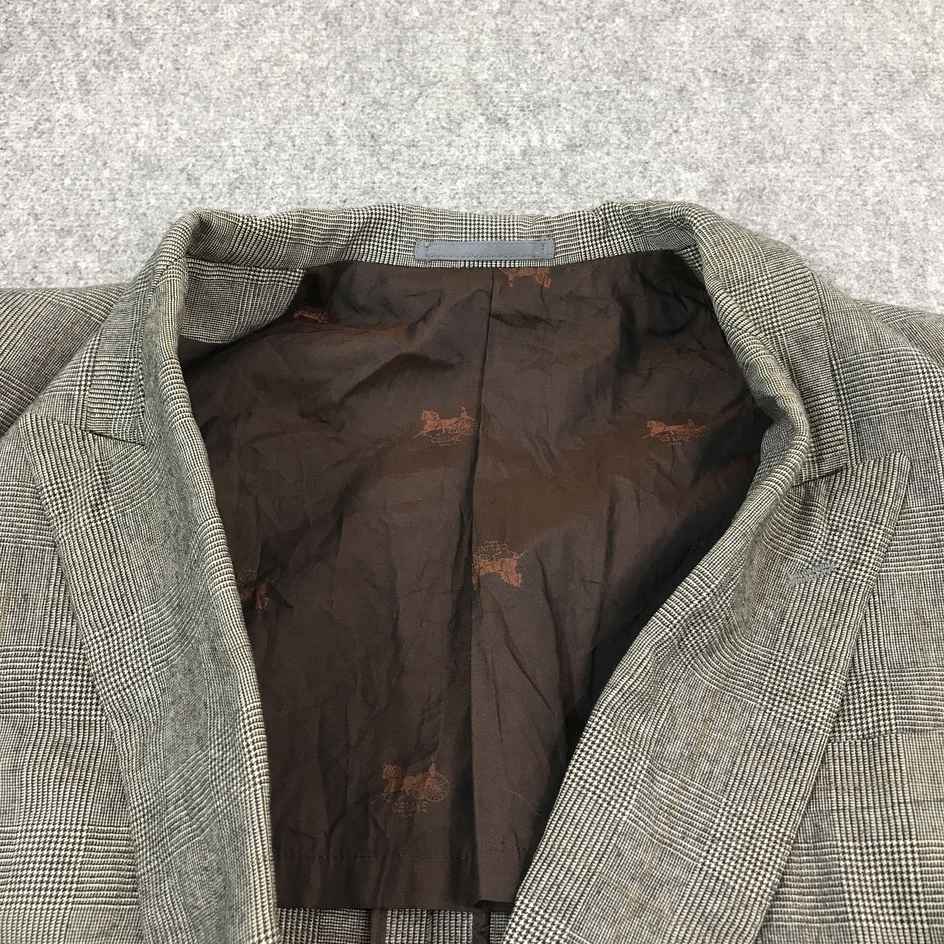 Celine CELINE FLANNEL BLAZER CLASSIC DESIGN COAT JACKET Size US L / EU 52-54 / 3 - 7 Thumbnail