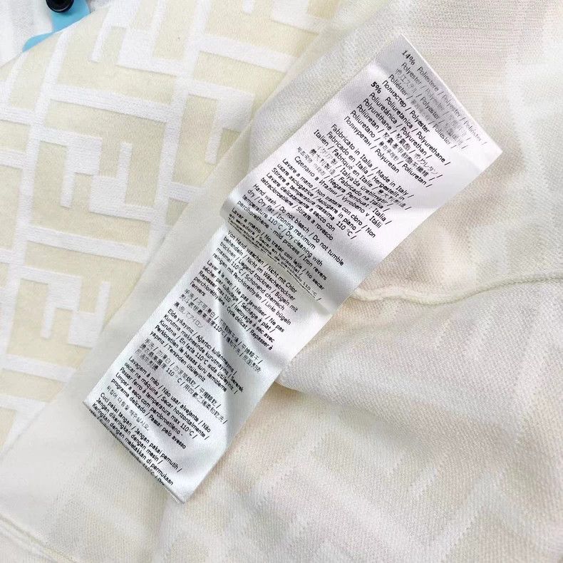 Fendi Fendi White full-printed old-fashioned short sleeves Size US XS / EU 42 / 0 - 5 Thumbnail