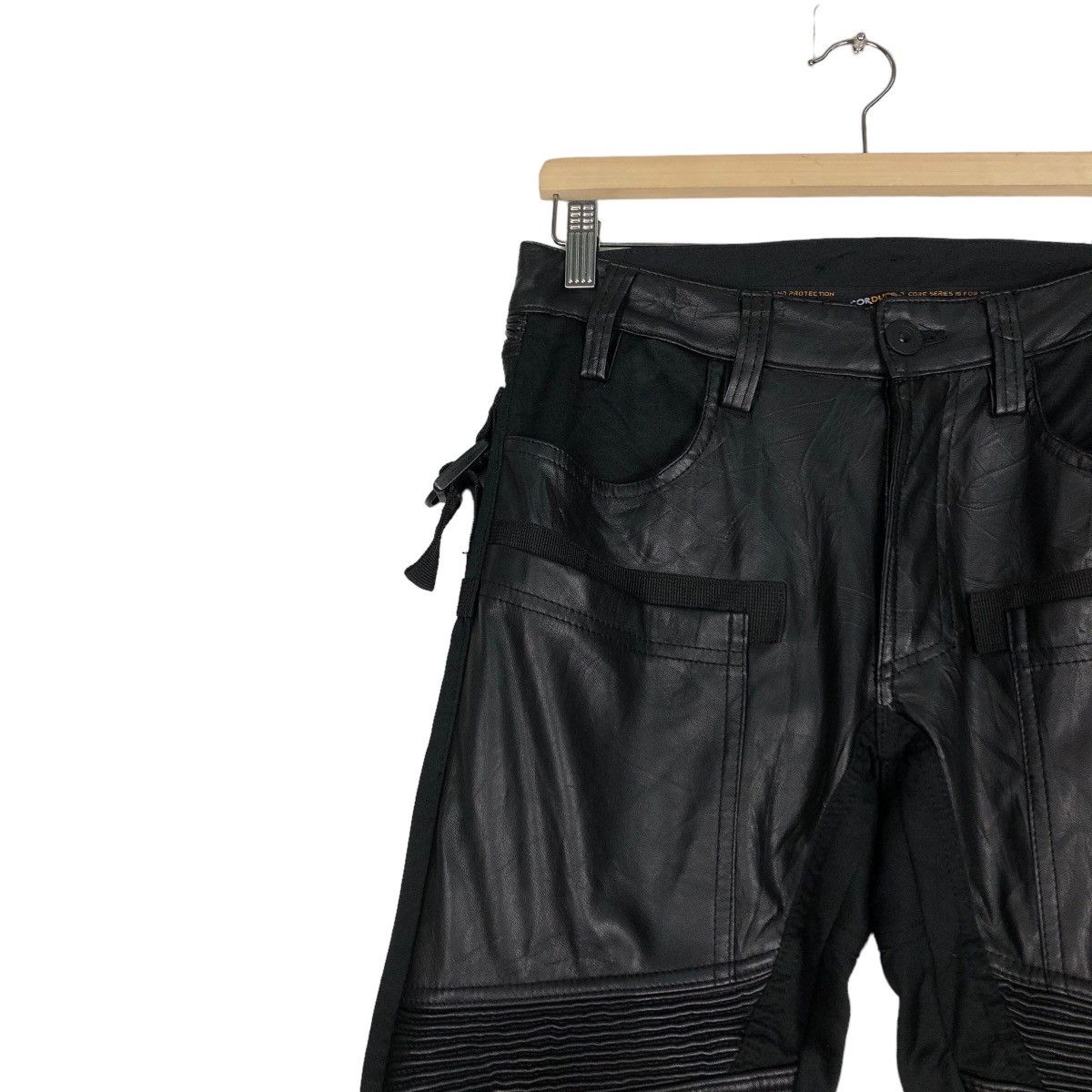 Japanese Brand 🔥Vtg Biker Pants Cargo Pocket Cordura Issey Miyake Size US 30 / EU 46 - 7 Thumbnail