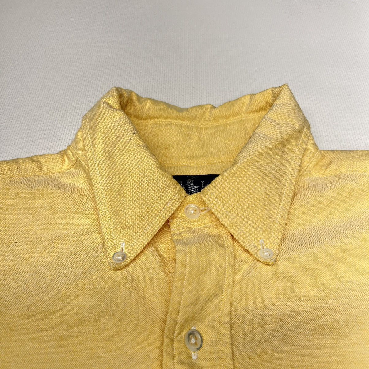 Polo Ralph Lauren Polo Ralph Lauren Button Down Shirt 16-33 Yellow Logo Oxford Size US M / EU 48-50 / 2 - 3 Thumbnail