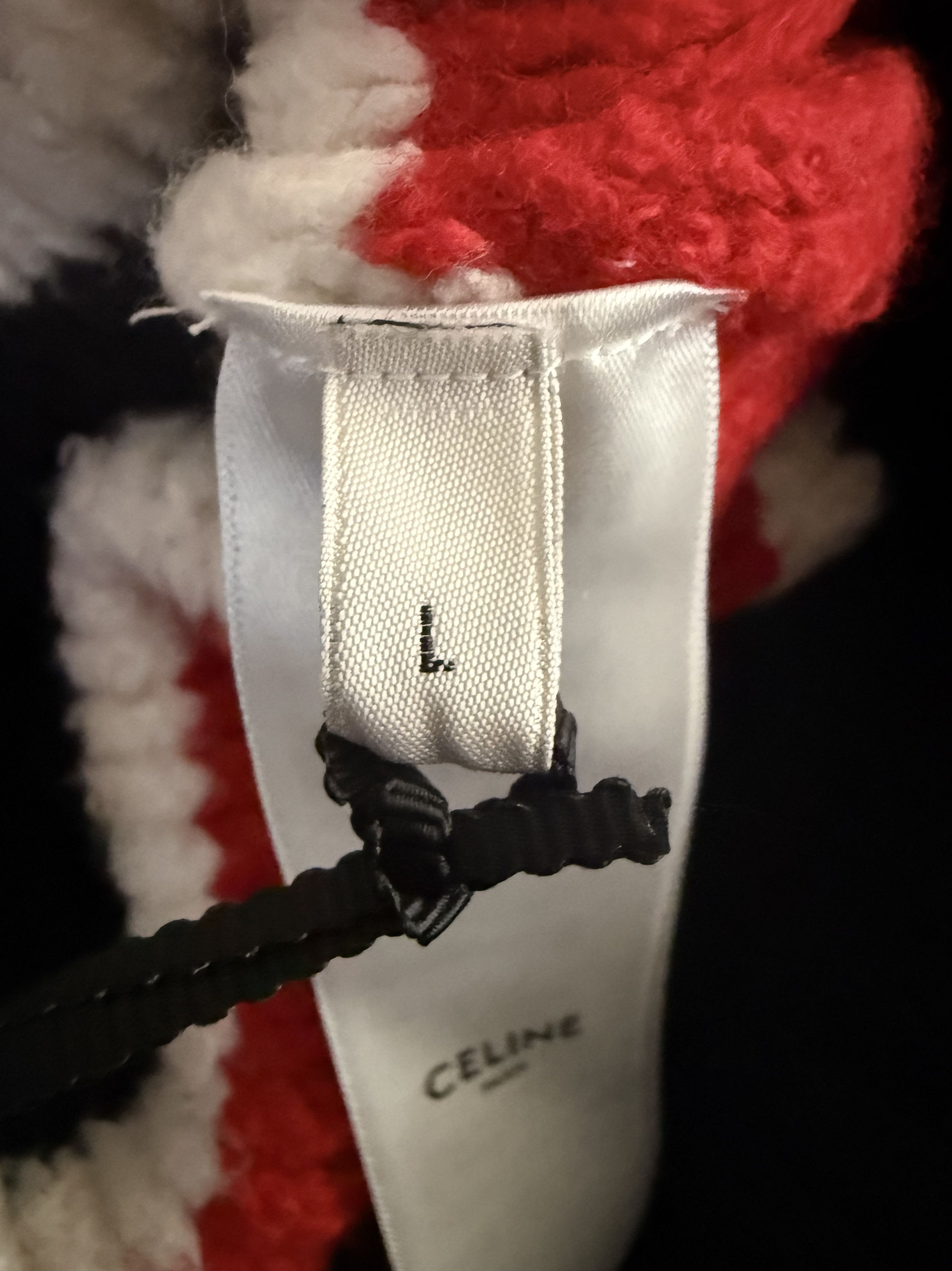Celine Celine Aw21 Striped Bouclé Knit Size US L / EU 52-54 / 3 - 10 Thumbnail