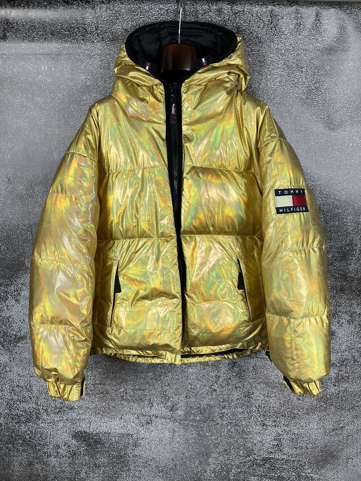 Tommy Hilfiger Tommy Hilfiger Rainbow Gold Puffer Jacket Expedition XL Size US XL / EU 56 / 4 - 1 Thumbnail