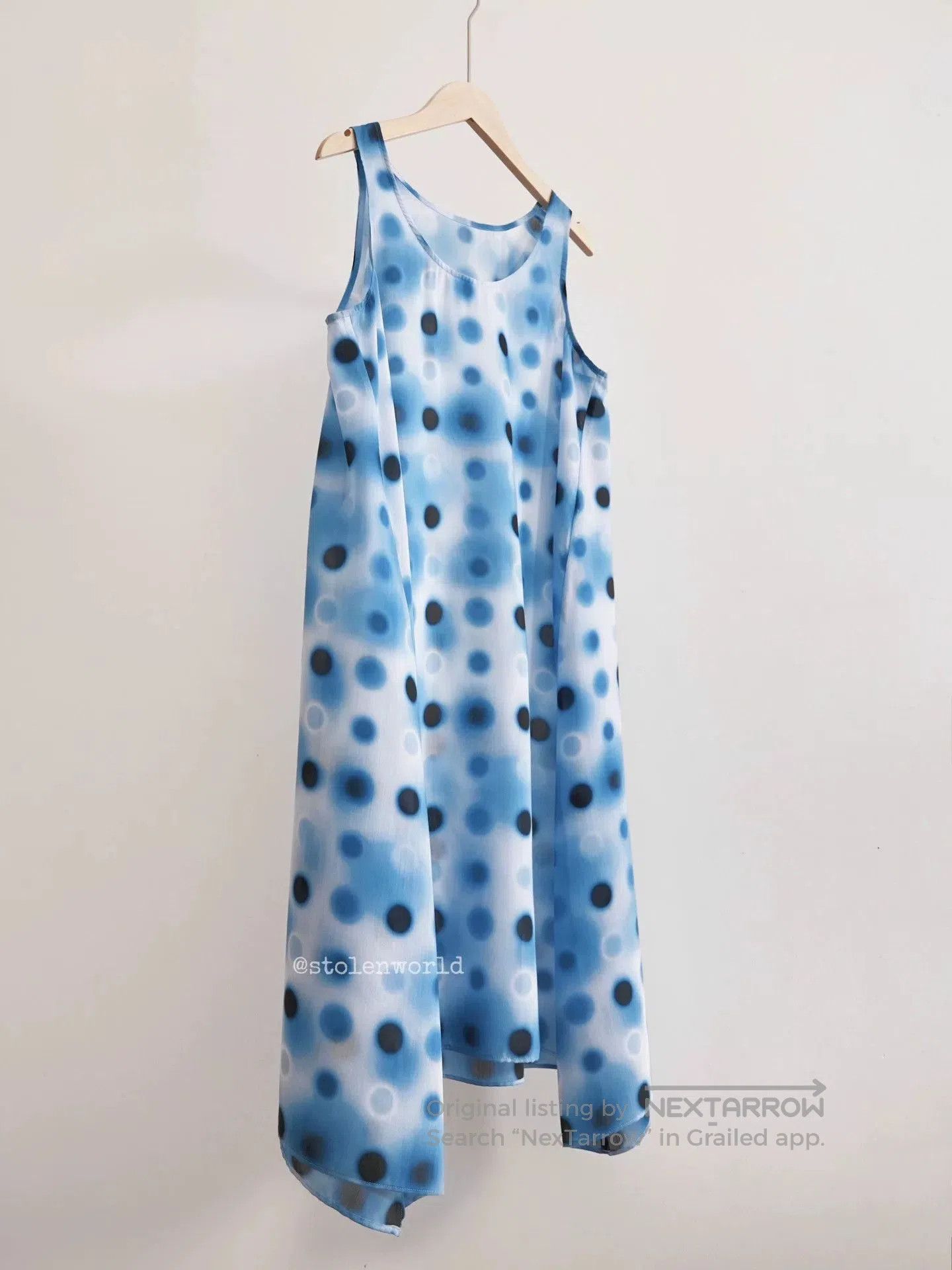 Issey Miyake issey miyake blue polka dot outfit set. Size S / US 4 / IT 40 - 3 Thumbnail