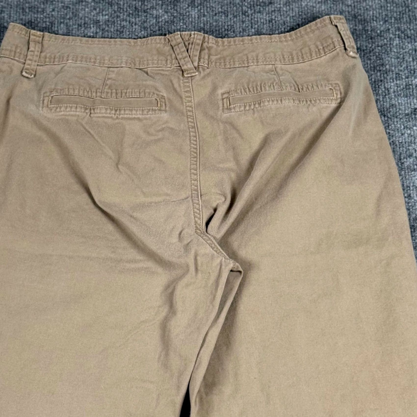 Gloria Vanderbilt Gloria Vanderbilt Khaki Pants Straight Leg Women 8 Beige Twill Pockets Stretch Workwear Casual Vintage No Size 30" / US 8 / IT 44 - 6 Thumbnail