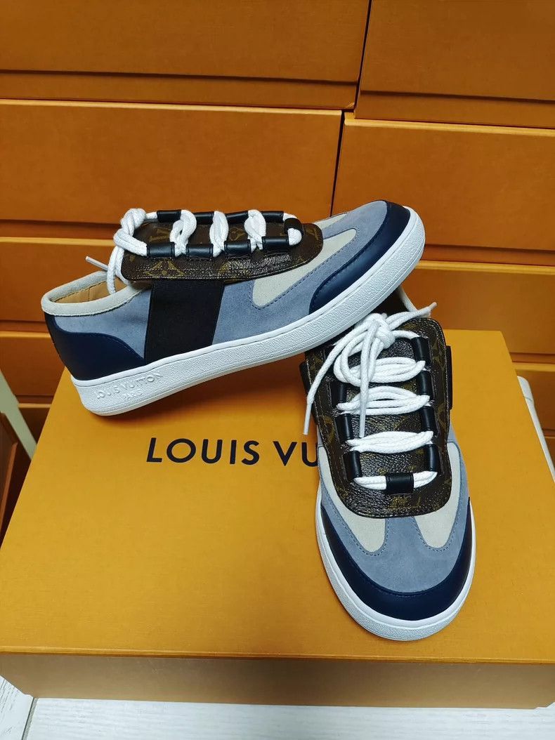 Louis Vuitton Louis Vuitton LV Designer LaceUp Sneakers for Women-2506 Size US 6 / IT 36 - 5 Thumbnail