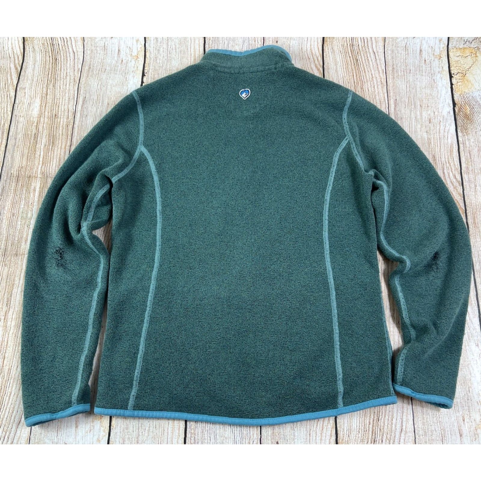 Vintage Kuhl Jacket Fleece Full Zip Women Size S Green Outdoor Size S / US 4 / IT 40 - 2 Thumbnail