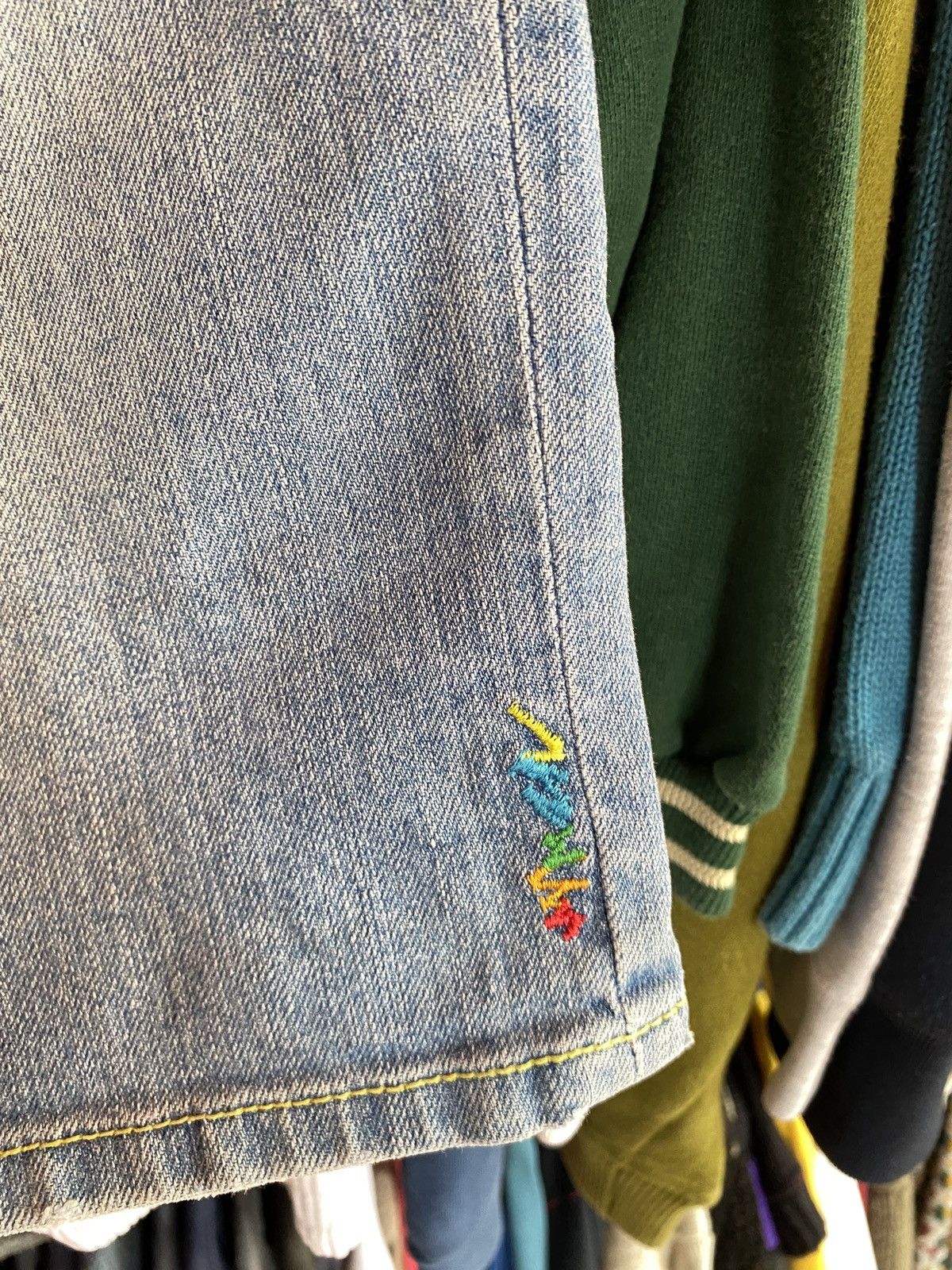 Coogi COOGI EMBROIDERED DENIM VINTAGE SHORTS Y2k Size US 32 / EU 48 - 5 Thumbnail
