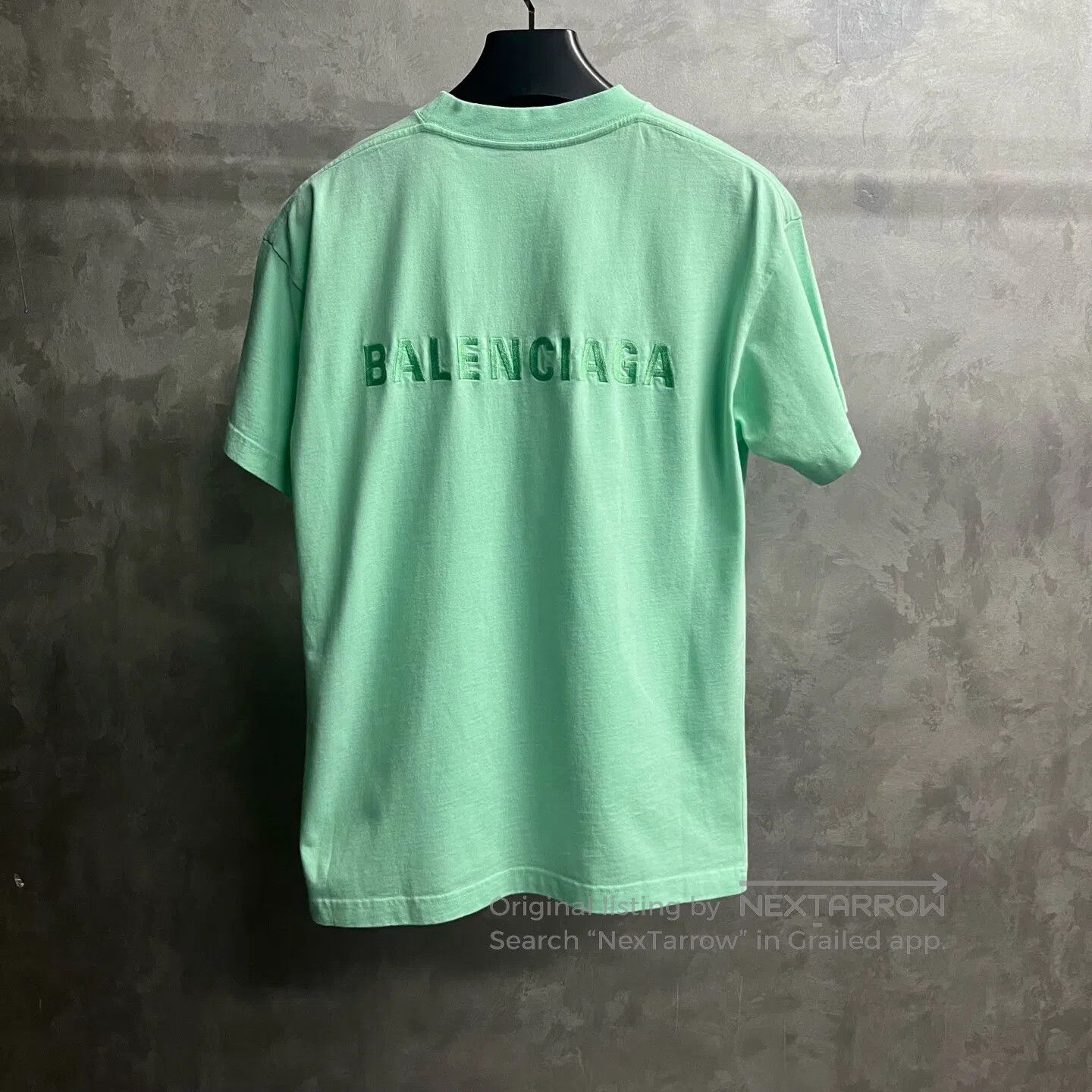 Balenciaga Balenciaga Logo letter embroidered round-neck short-sleeve Size US S / EU 44-46 / 1 - 5 Thumbnail