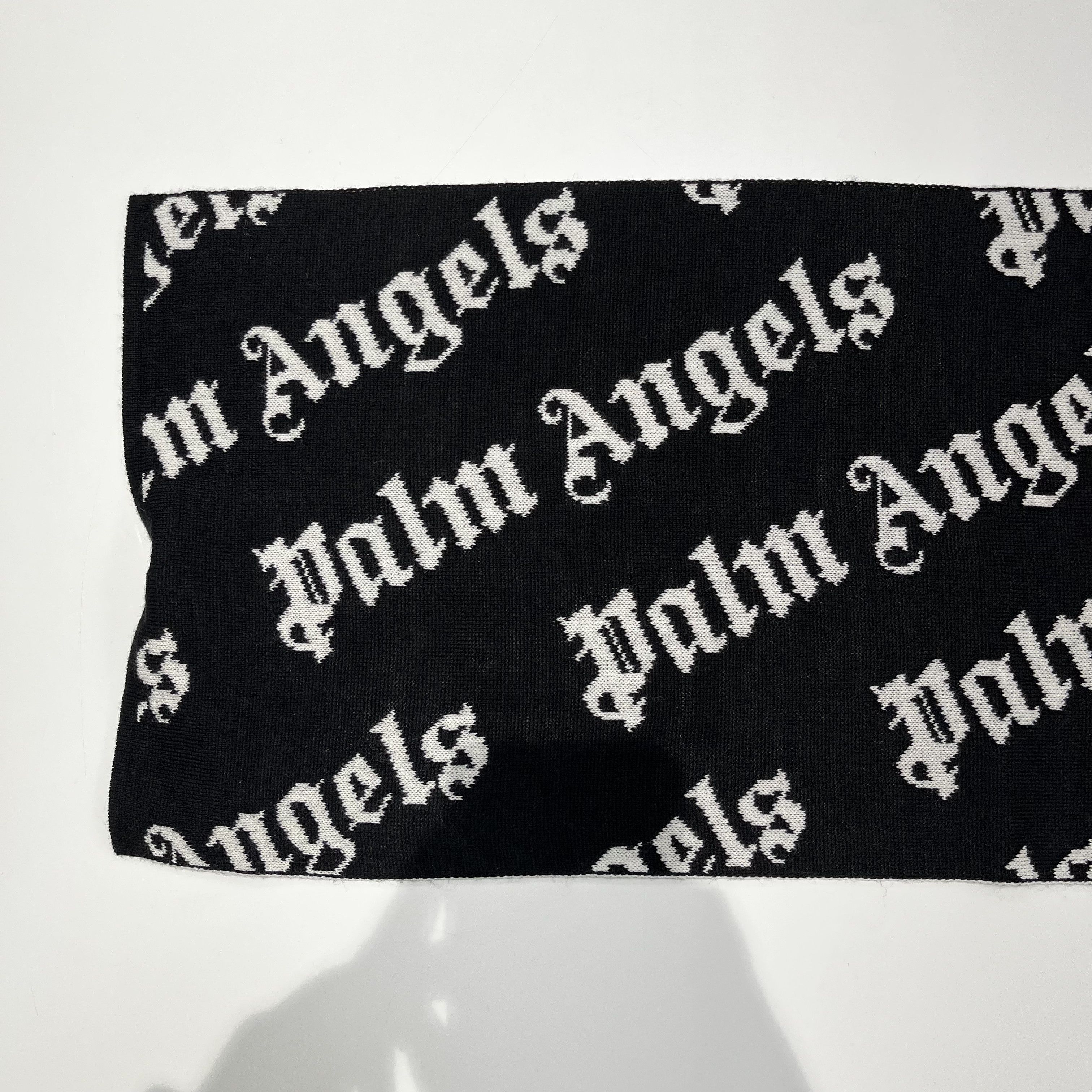 Palm Angels Palm Angels Scarf Black/White Size ONE SIZE - 2 Thumbnail