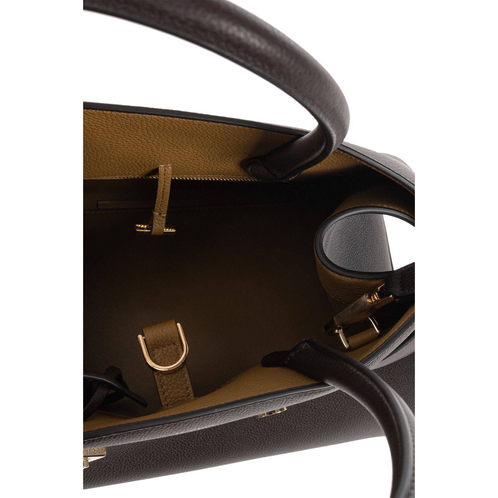 Salvatore Ferragamo FERRAGAMO Hug Testa Di Moro Top Handle Bag New & Authentic Size ONE SIZE - 4 Thumbnail
