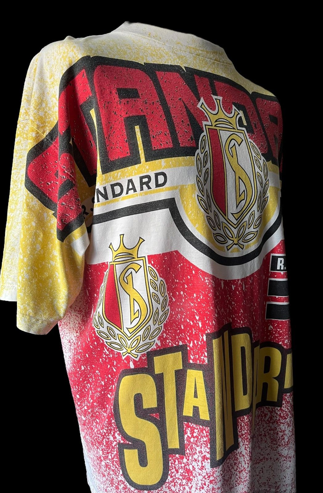 Vintage Standard Liege Football AOP Kick Sportswear t shirt XL Size US XL / EU 56 / 4 - 4 Thumbnail