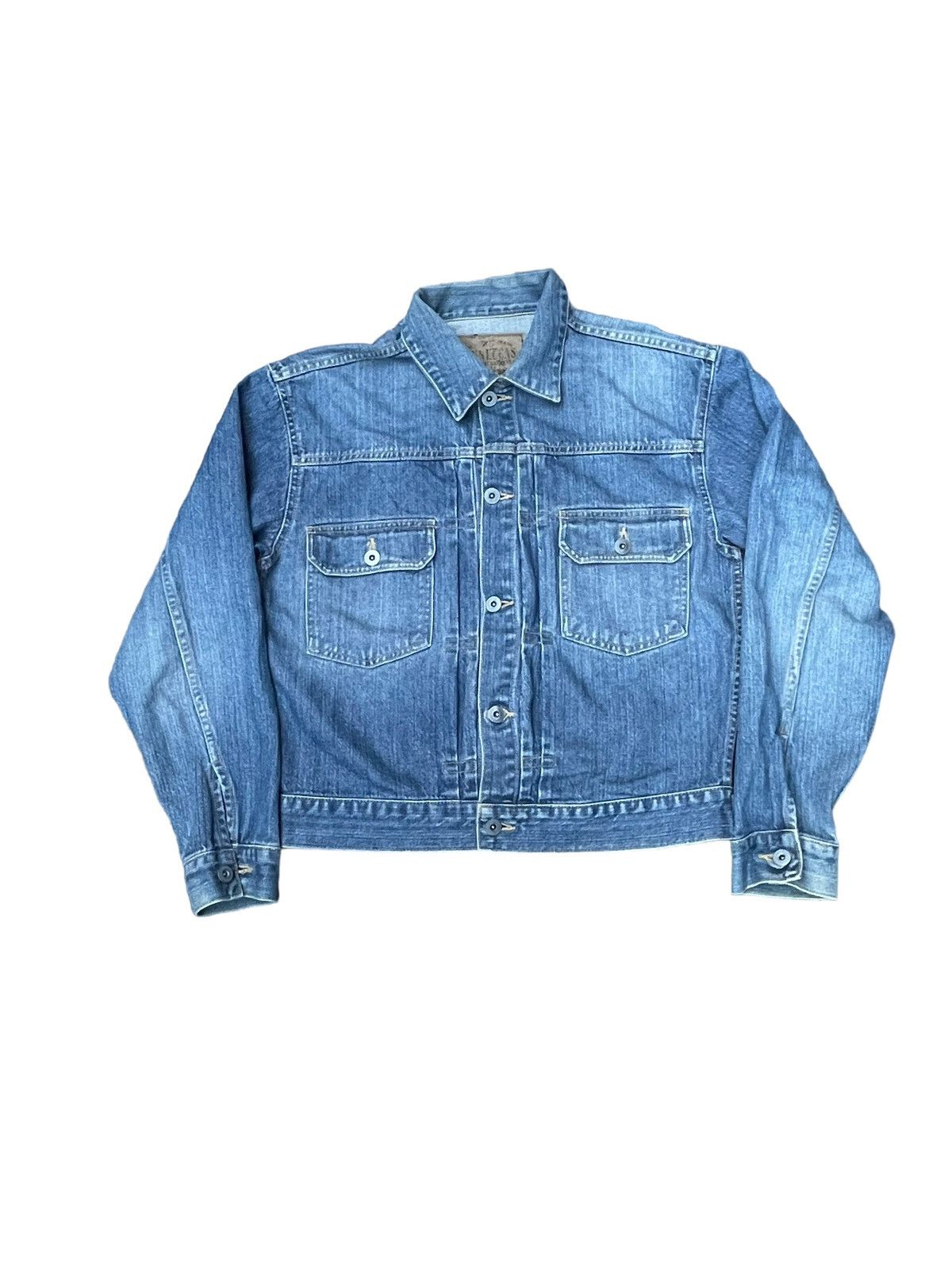image of Sun Lucas Type Ii Denim Jacket in Blue, Men's (Size Medium)