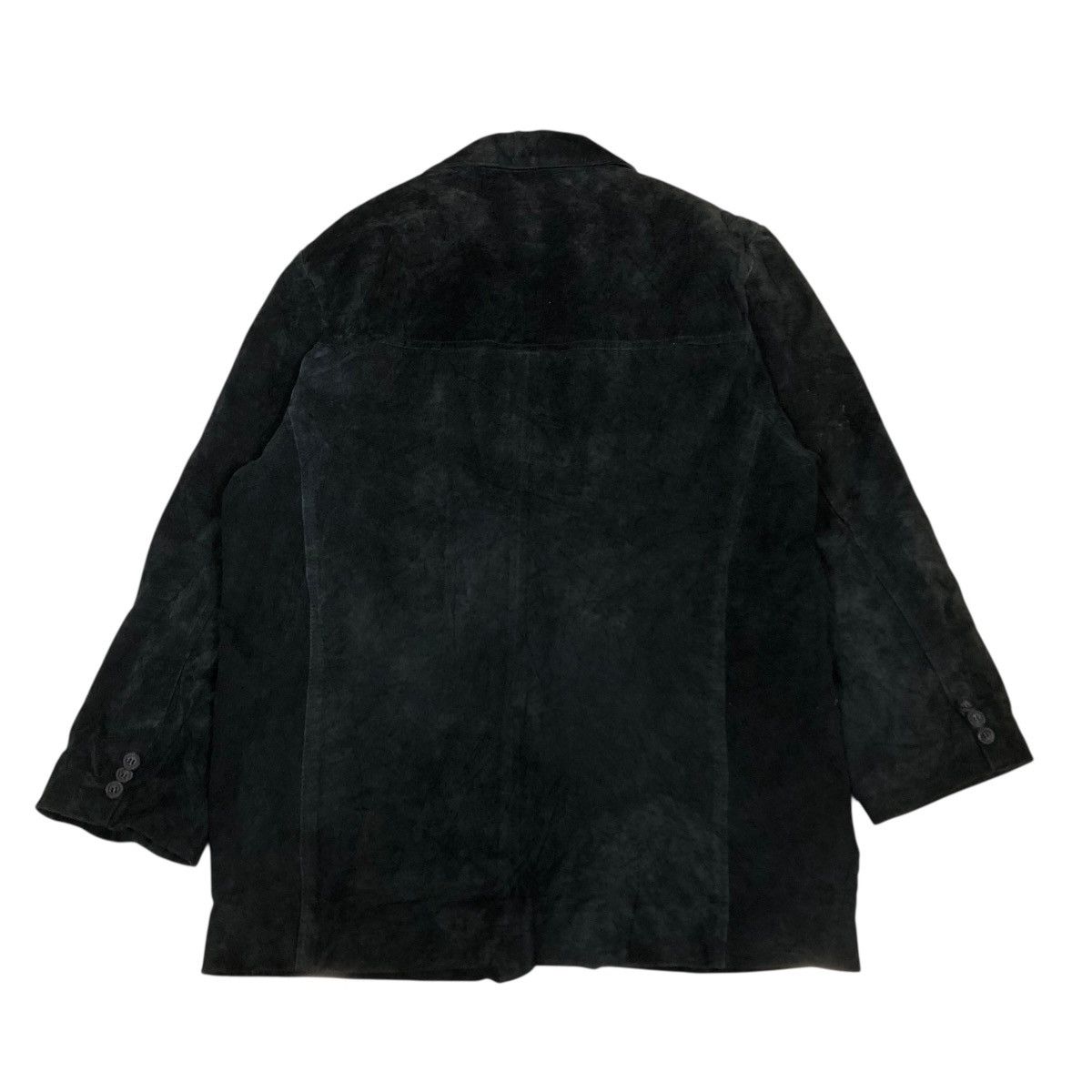 Japanese Brand 🔥VINTAGE SUEDE LEATHER JACKET PIERUCCI ITALIAN ISSEY MIYAKE Size L / US 10 / IT 46 - 2 Thumbnail