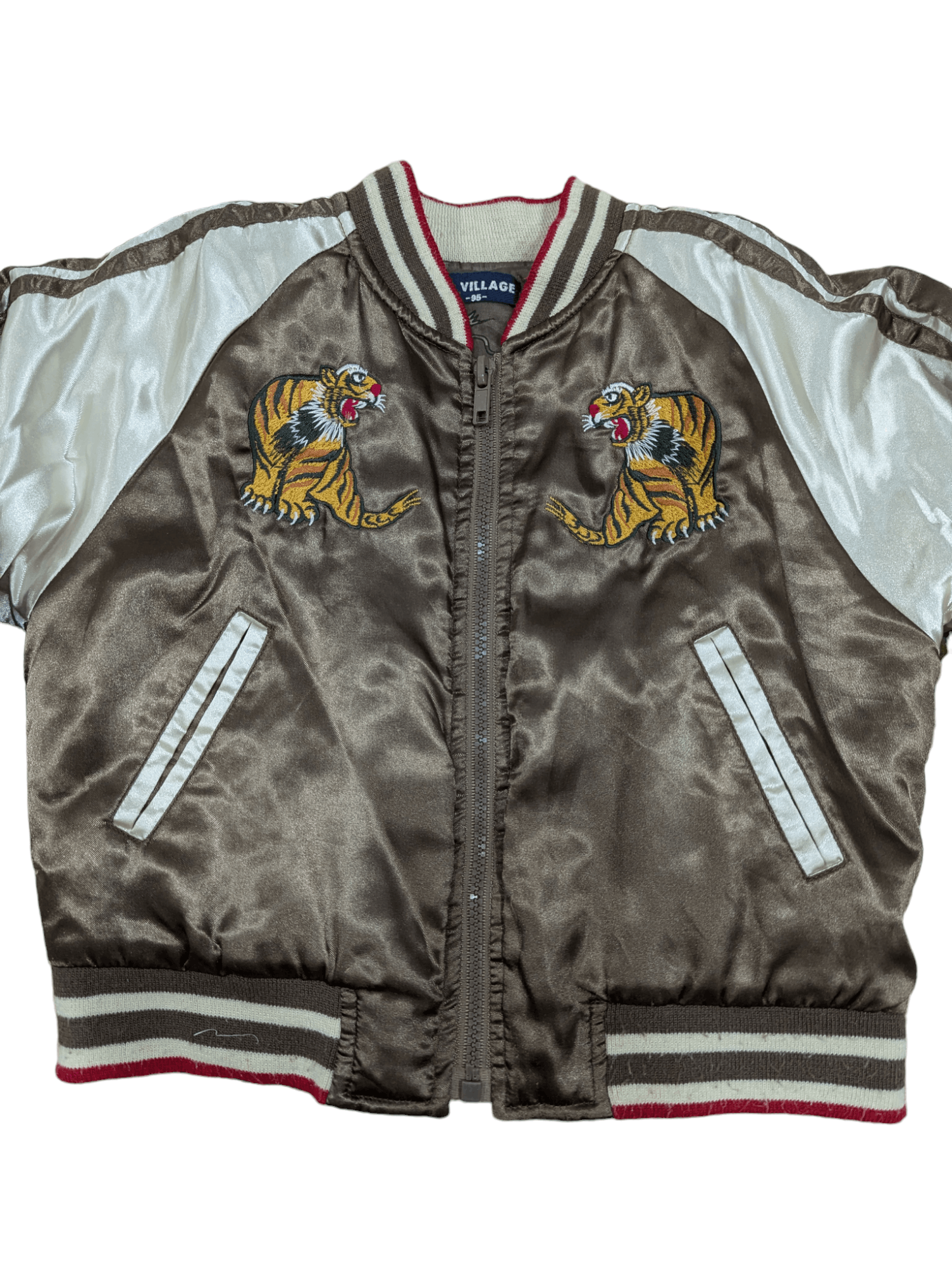 Japanese Brand SUKAJAN JACKET EMBROIDERY TIGER Size US XXS / EU 40 - 4 Thumbnail