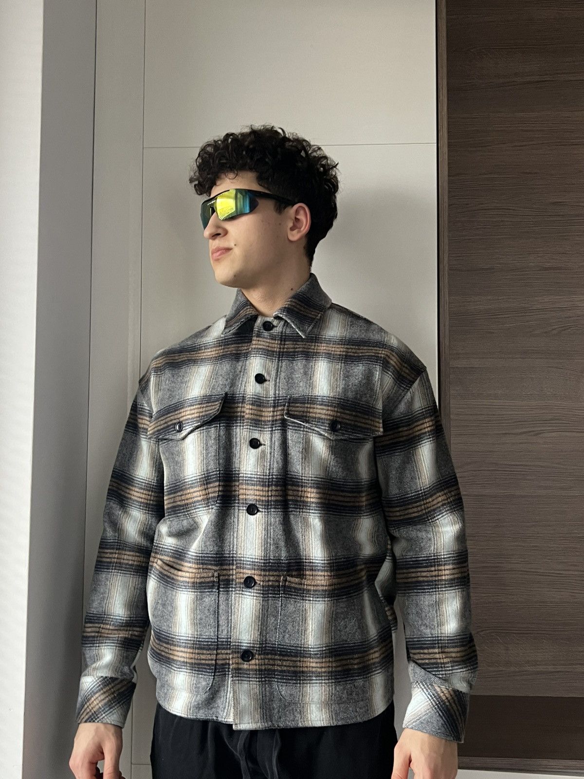 Samsoe Samsoe ‼️Samsoe Samsoe Oendal Acrylic/Wool Casual Shirt Jacket‼️ Size US M / EU 48-50 / 2 - 6 Thumbnail