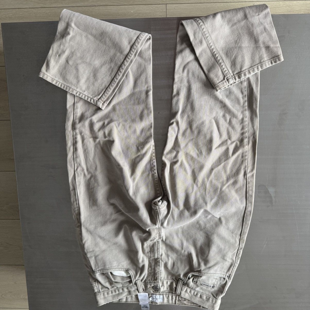 Calvin Klein Vintage Calvin Klein straight leg denim size 32 in cream Size US 32 / EU 48 - 3 Thumbnail