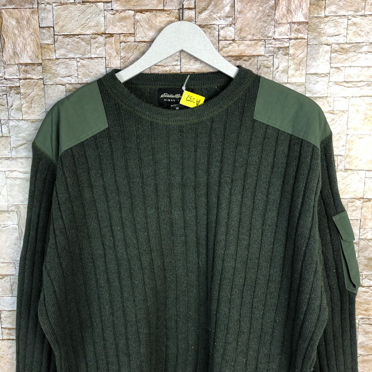 Eddie Bauer Eddie Bauer sleeve pocket Green Knitwear #A237 Size US M / EU 48-50 / 2 - 5 Thumbnail
