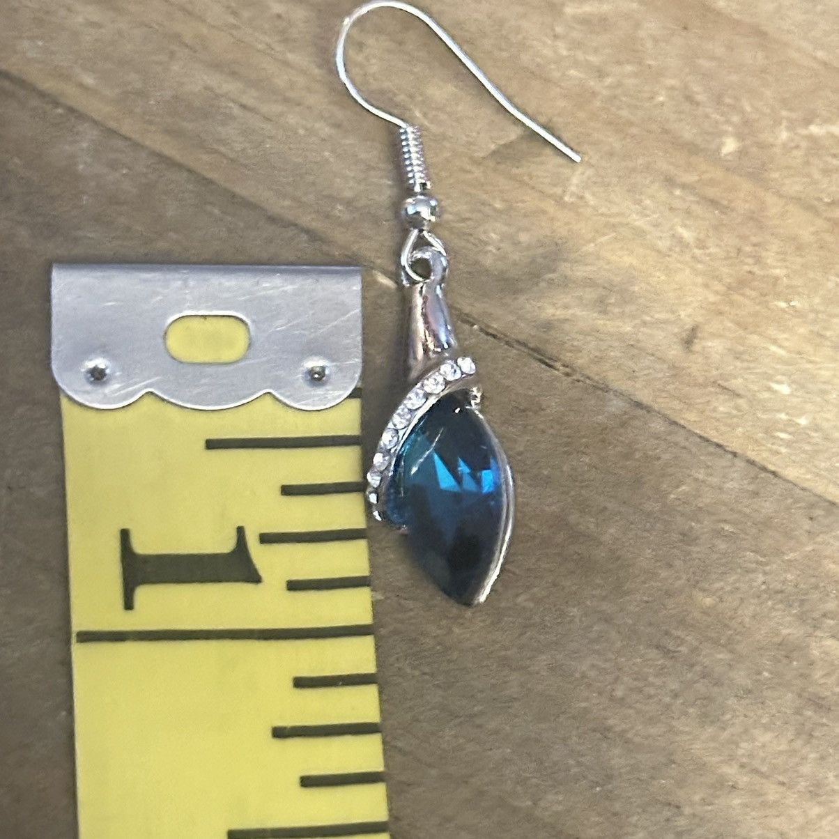 Other Teal marquise gemstone dangle earrings Size ONE SIZE - 4 Thumbnail