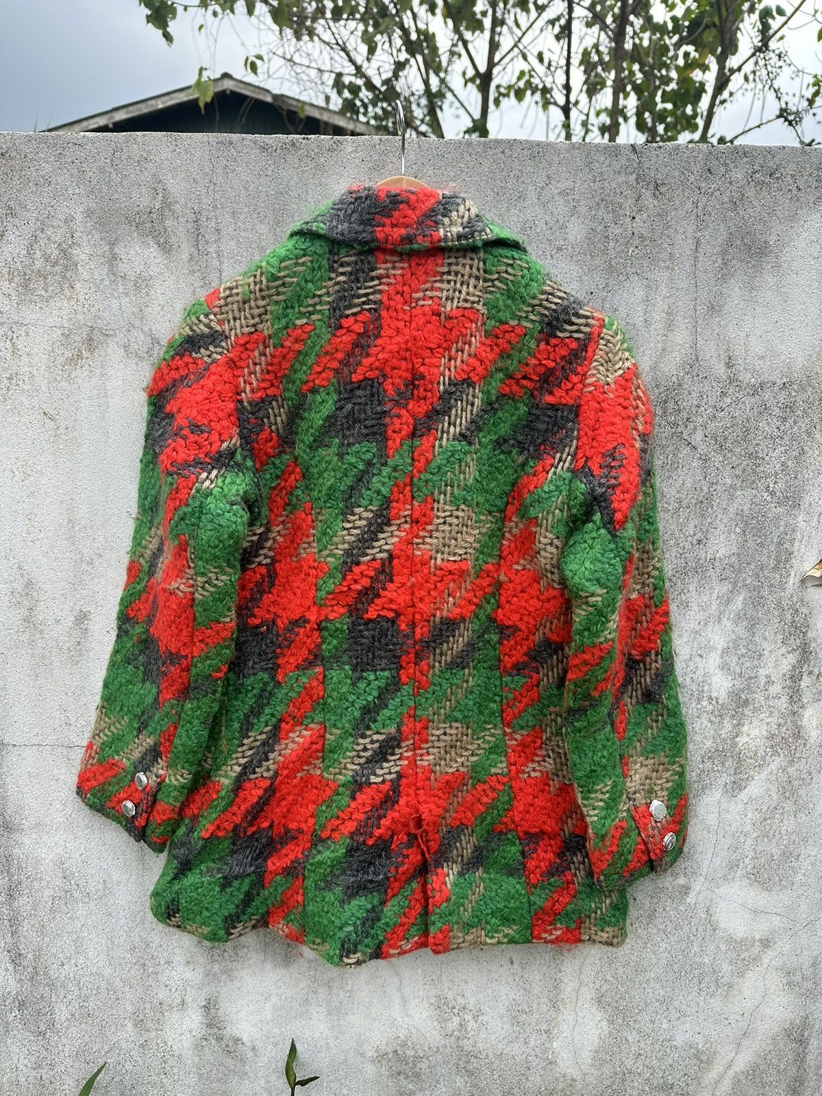 Vintage Odokuru Wool coat jacket Size S / US 4 / IT 40 - 8 Thumbnail