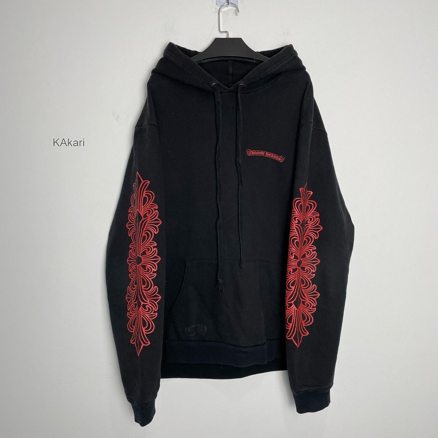 Chrome Hearts Chrome Hearts Black Horseshoe Print XL Hoodie Size US XL / EU 56 / 4 - 1 Thumbnail