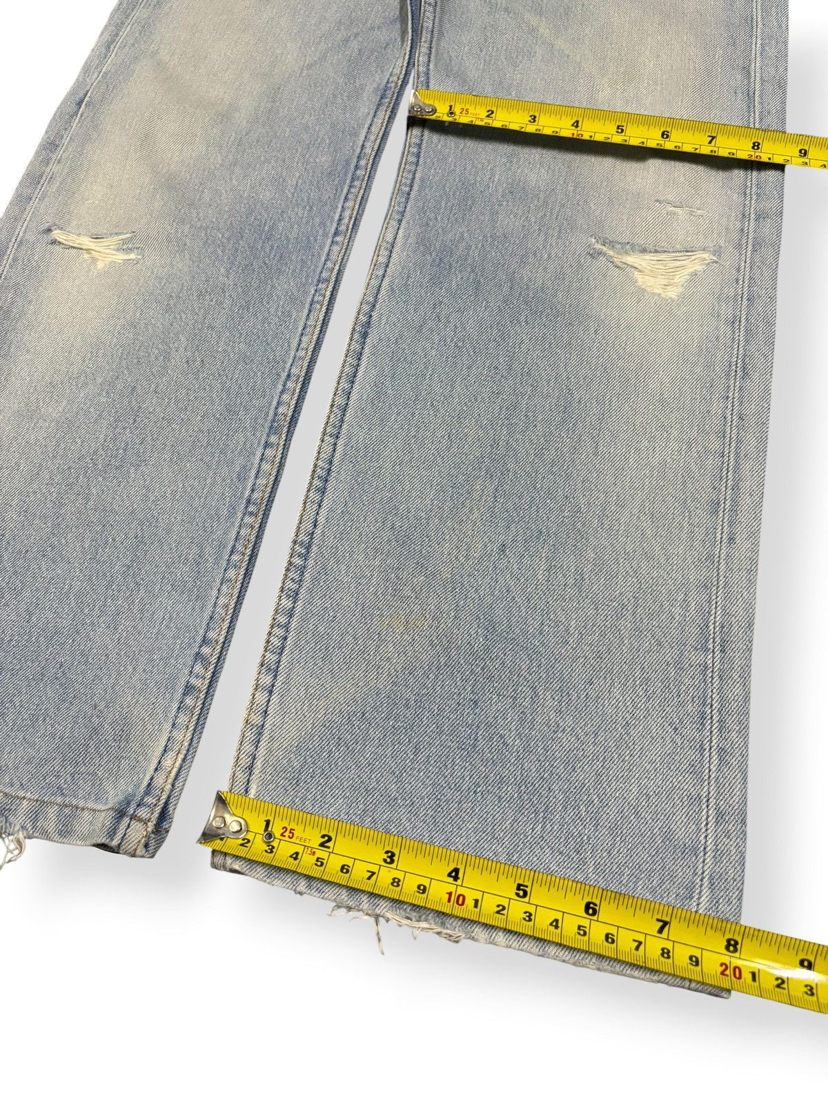 Levi's Vintage 90s Levis 501 Faded Regular Fit Distressed Jeans Size US 30 / EU 46 - 16 Thumbnail