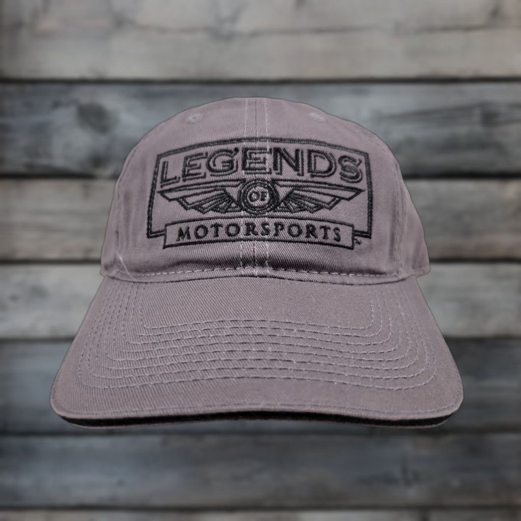 Vintage Legends of Motorsports Gray Hat Mens Baseball Cap HaT Gray Adjustable Size Size ONE SIZE - 1 Thumbnail