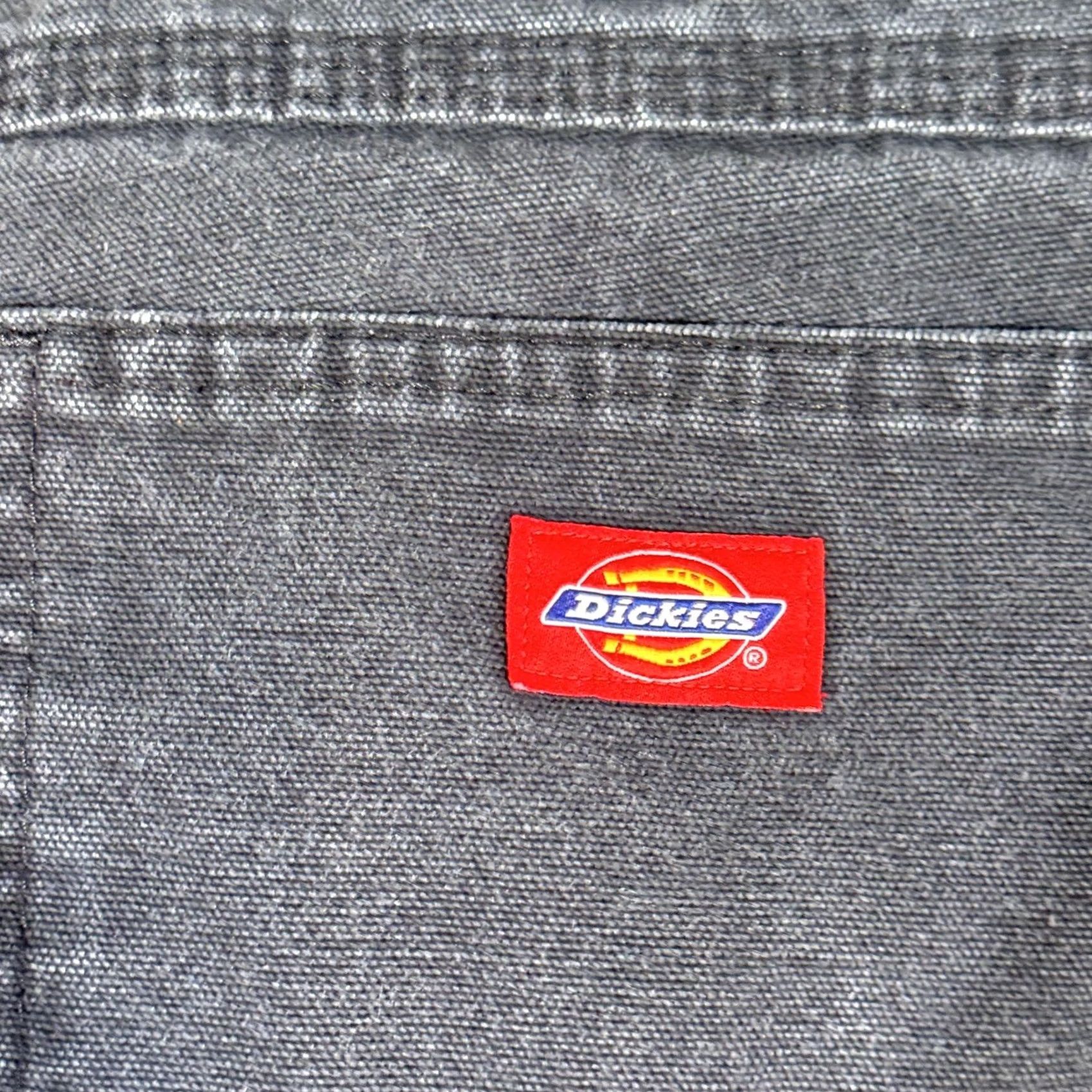 Dickies DICKIES Carpenter Jeans Mens 44x30 Black 100% Cotton Relaxed Fit Work Pants Utility Jeans Size US 44 / EU 60 - 4 Thumbnail