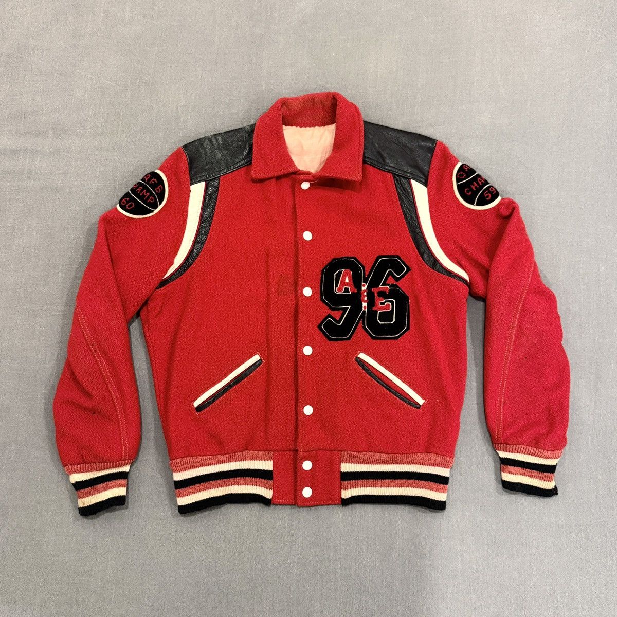 Other 1950s TEDDY LETTERMAN JACKET SLP HEDI Size US M / EU 48-50 / 2 - 1 Thumbnail