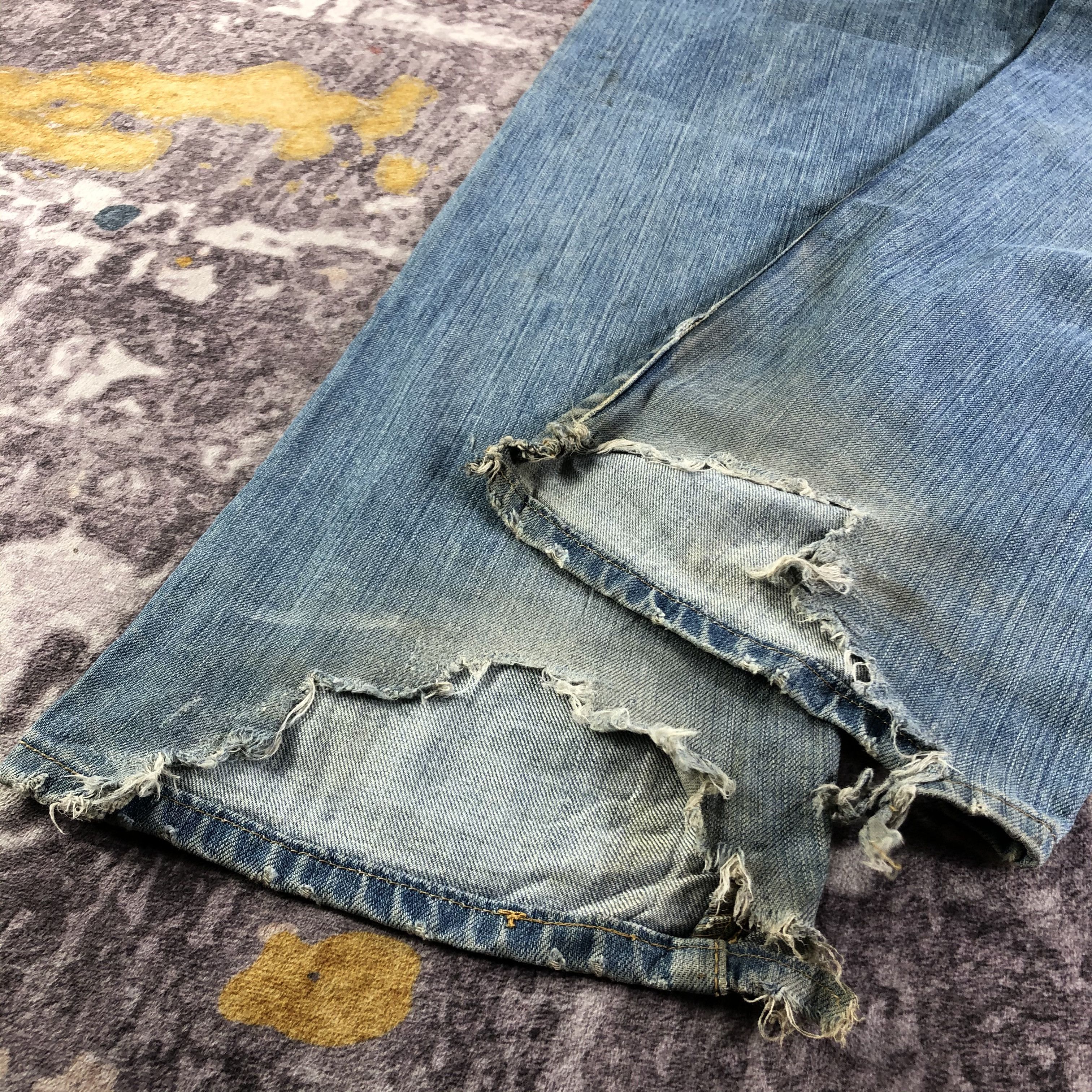 Levi's × Vintage Vintage 90s Blue Wash Levis 501 Jeans-JM3337 Size US 31 - 4 Thumbnail