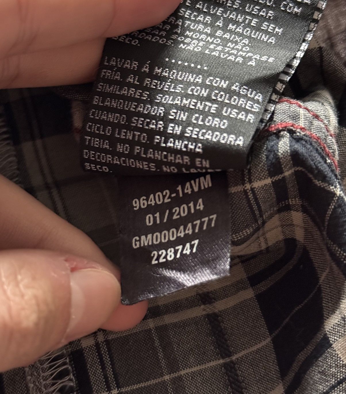 Harley Davidson × Vintage Vintage Harley Davidson Skull Big Logo Flannel Shirt Plaid Size US XL / EU 56 / 4 - 13 Thumbnail