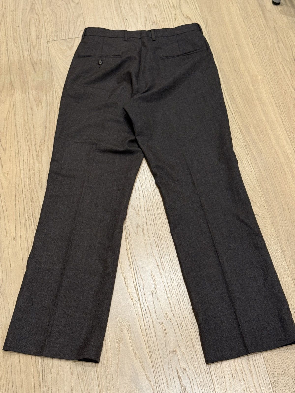 Vintage 1970s wool dress trouser boot cut brown Size US 31 - 5 Thumbnail