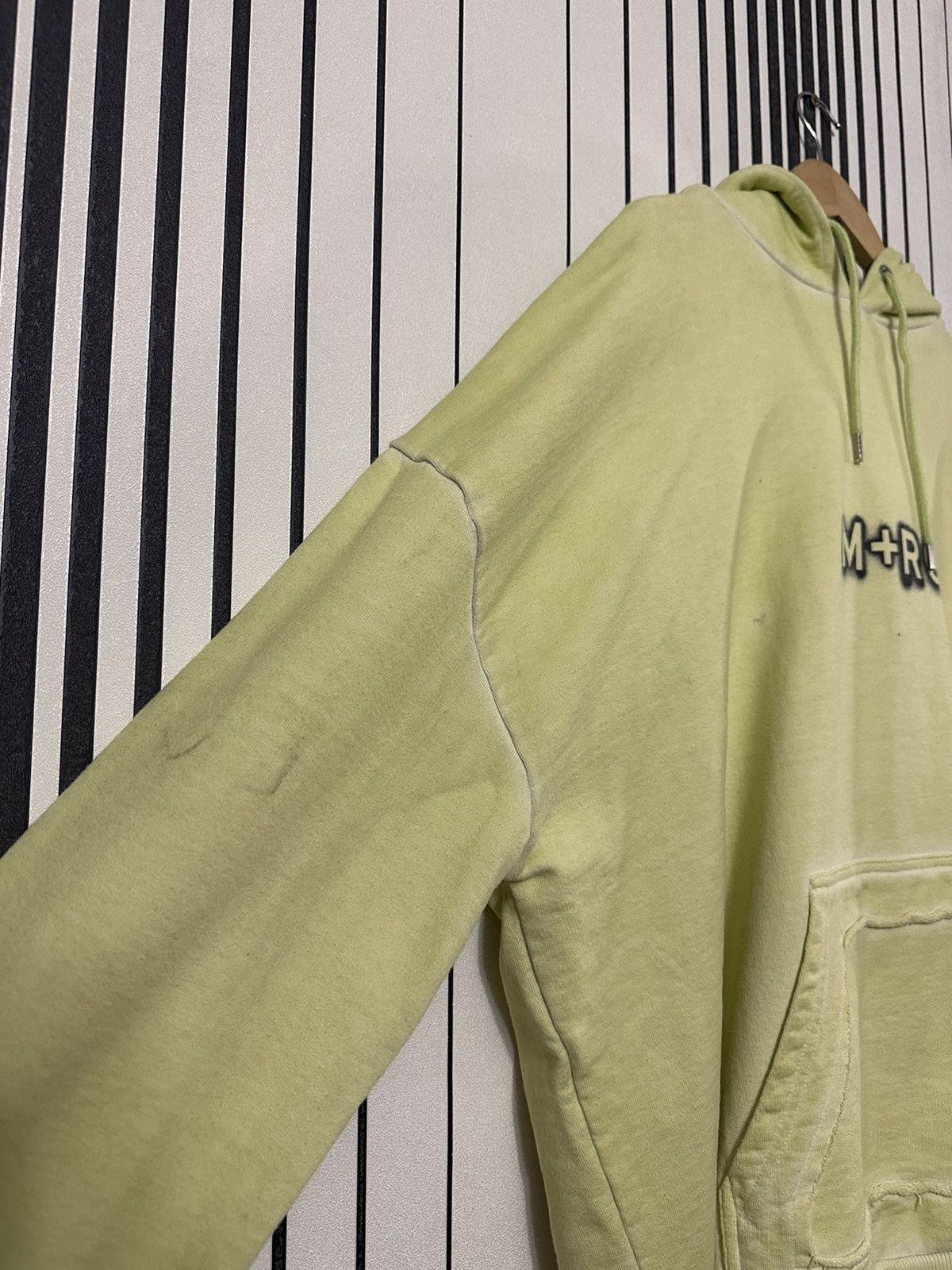 M+Rc Noir M+RC Noir Light Green Oversized Hoodie Sweatshirt Size US L / EU 52-54 / 3 - 4 Thumbnail
