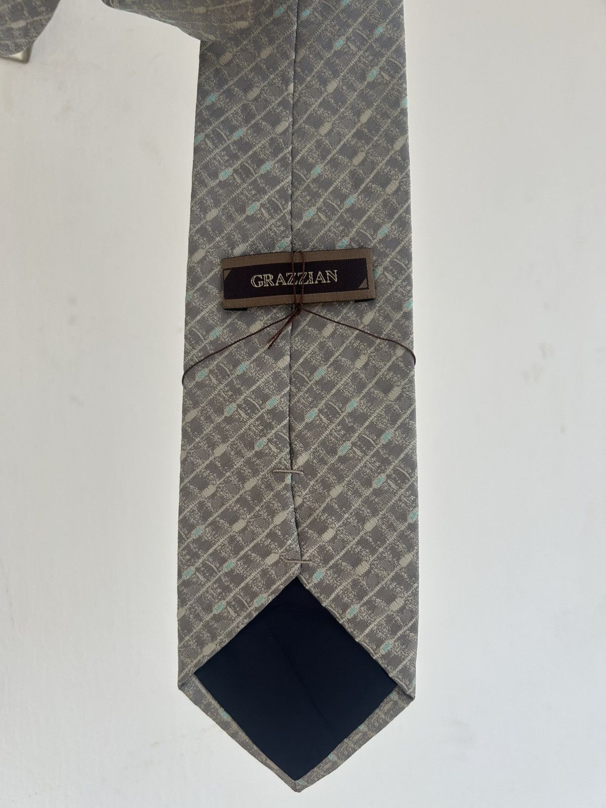 Other NOS Grazzian Italy Vintage Tie Gray Size ONE SIZE - 6 Thumbnail