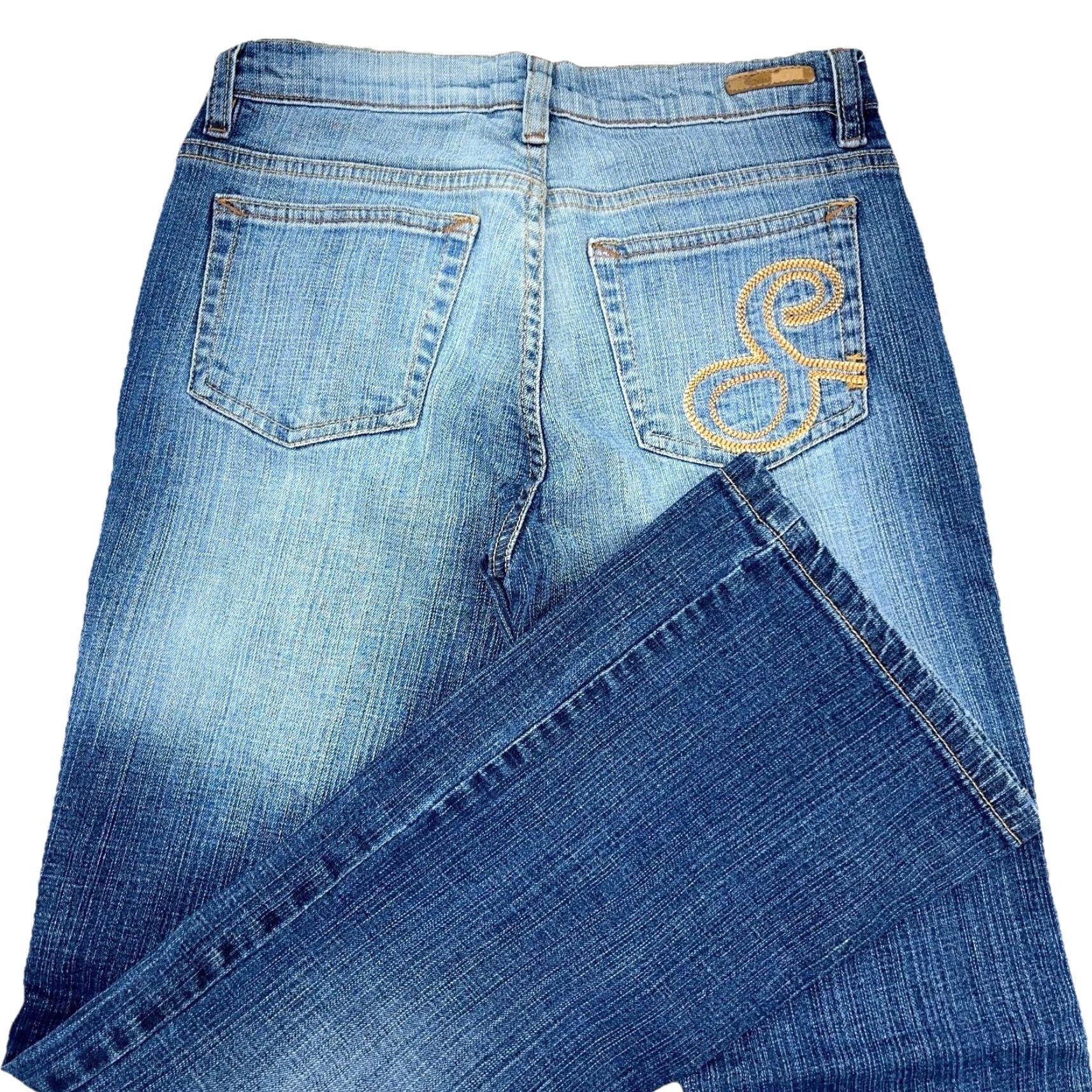 Southpole VINTAGE Southpole Jeans Women Boot Cut Dark 2000s Y2K Embroidered Blue 26 in Waist 30.5 in Inseam 5 Regular Size 27" / US 4 / IT 40 - 2 Thumbnail