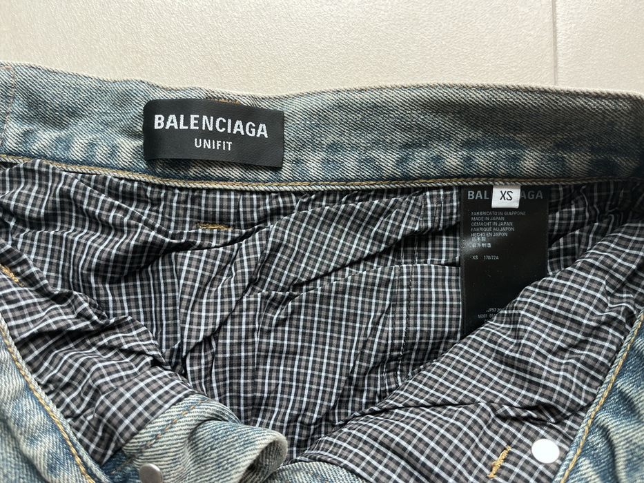 Balenciaga Balenciaga Destroyed Boxer Jeans | Grailed